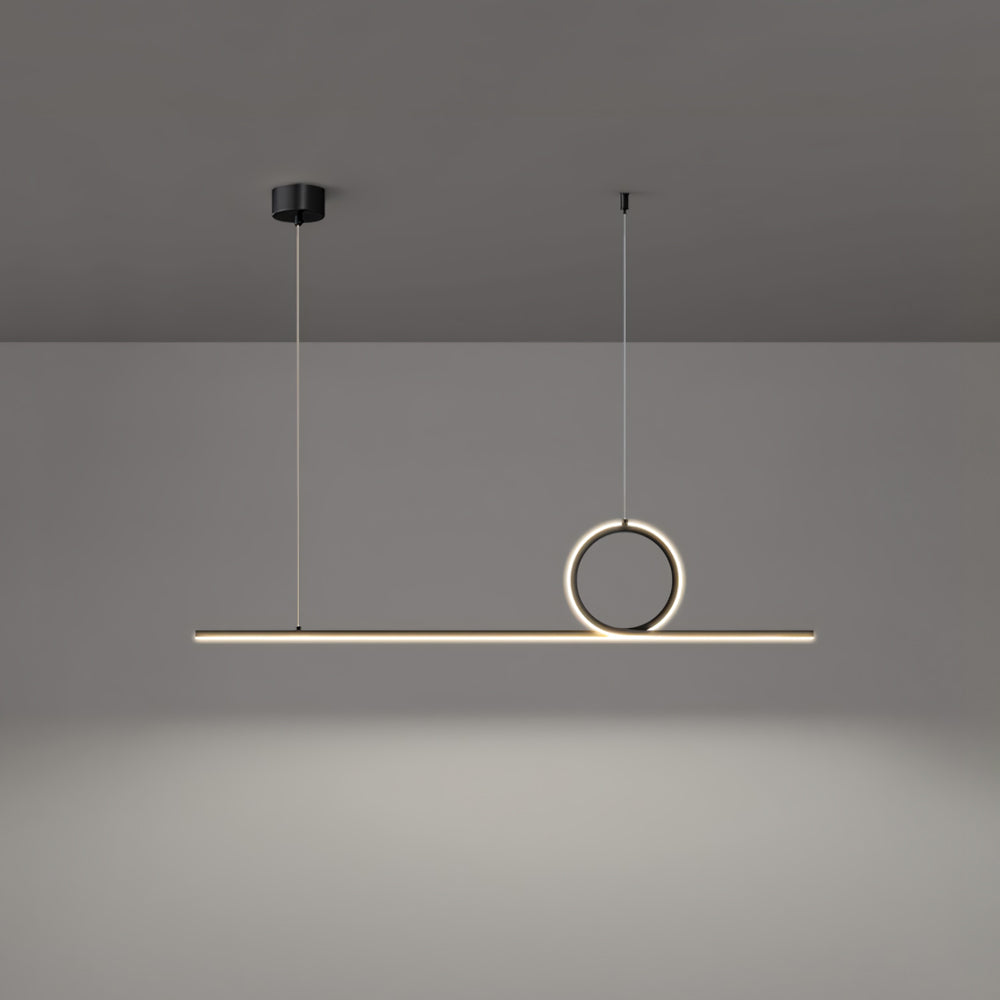 Centre Loop Linear Pendant Lamp - Lumpaz