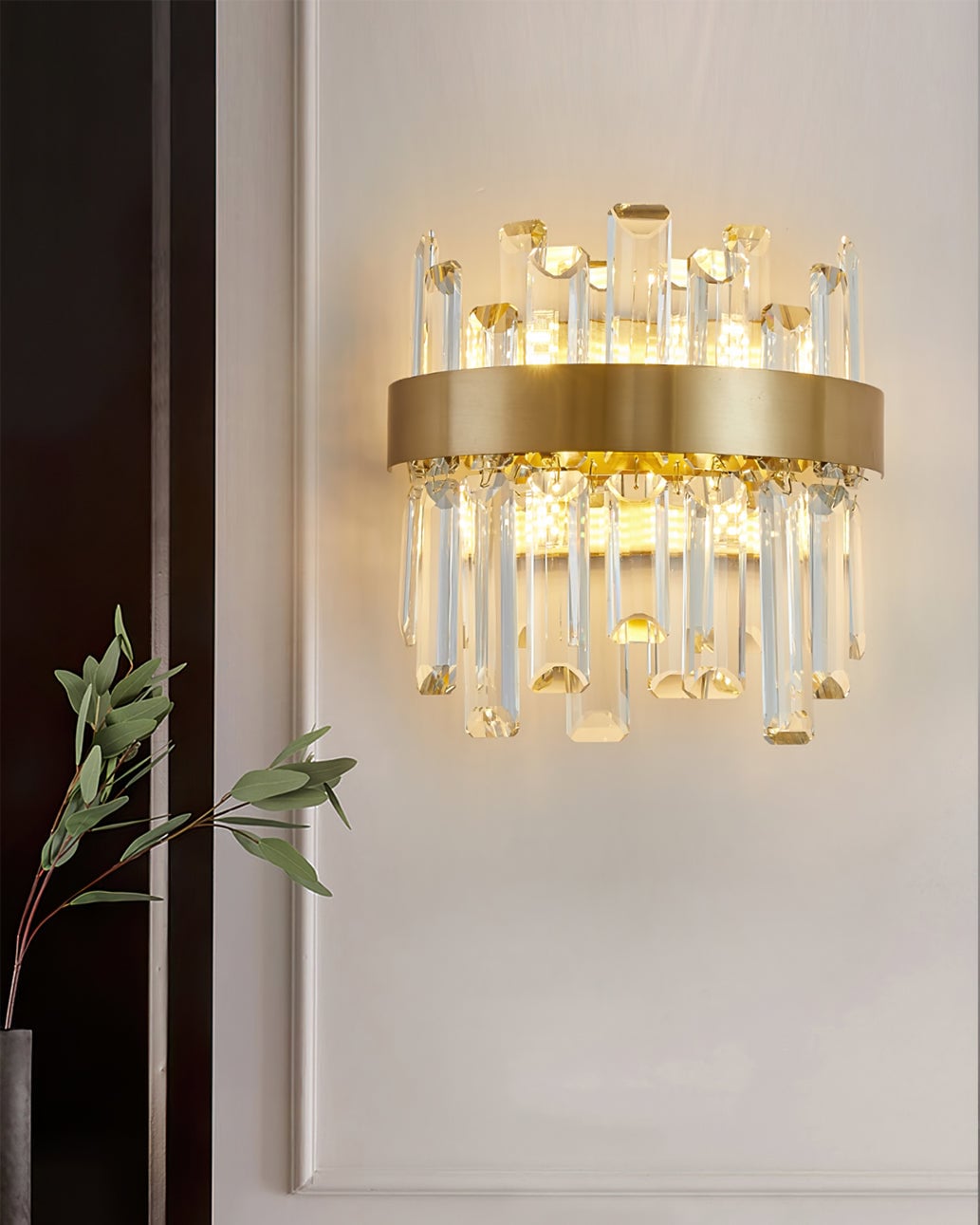 Crystal Statement Wall Lamp - Lumpaz