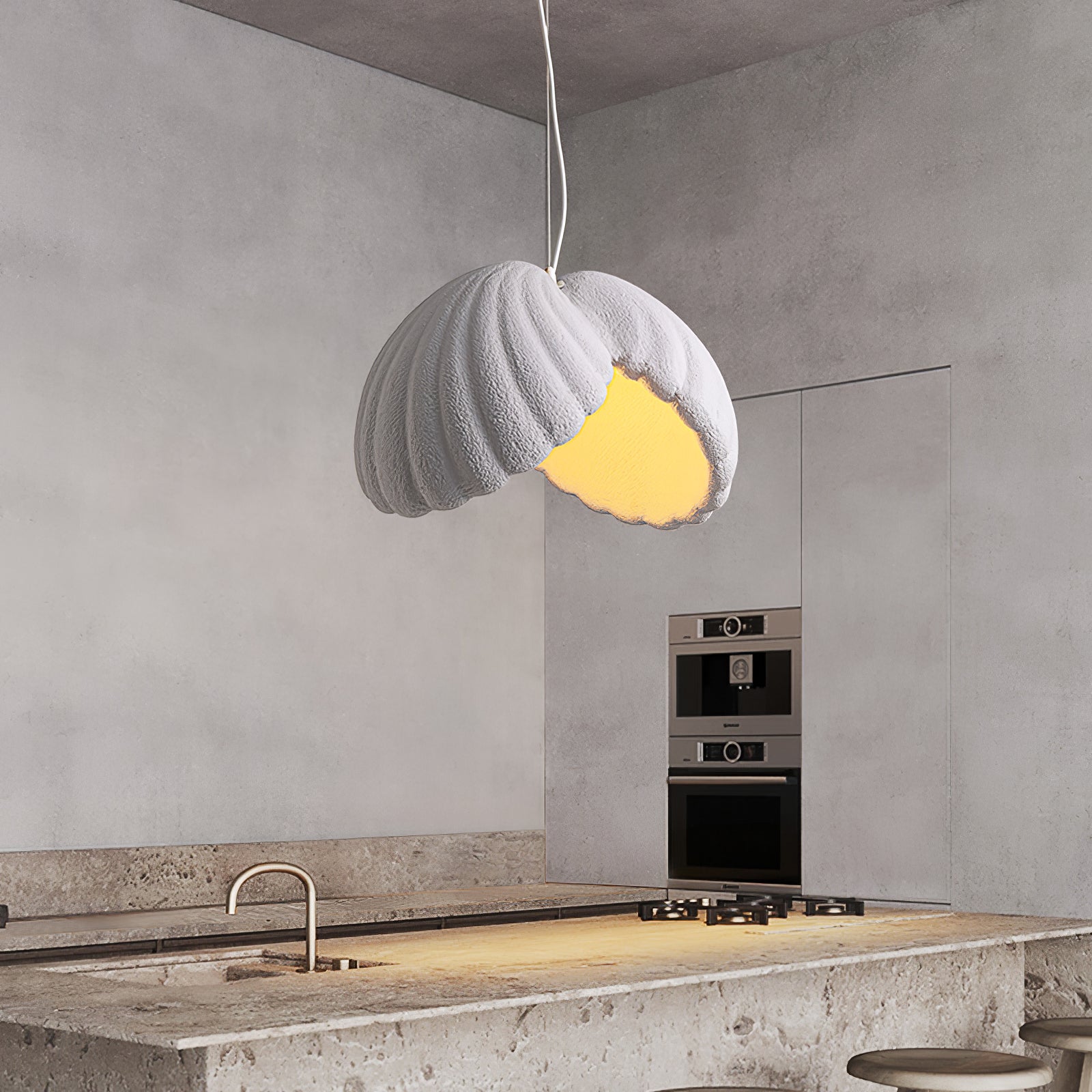 Wabi Sabi Resin Pendant Lamp - Lumpaz