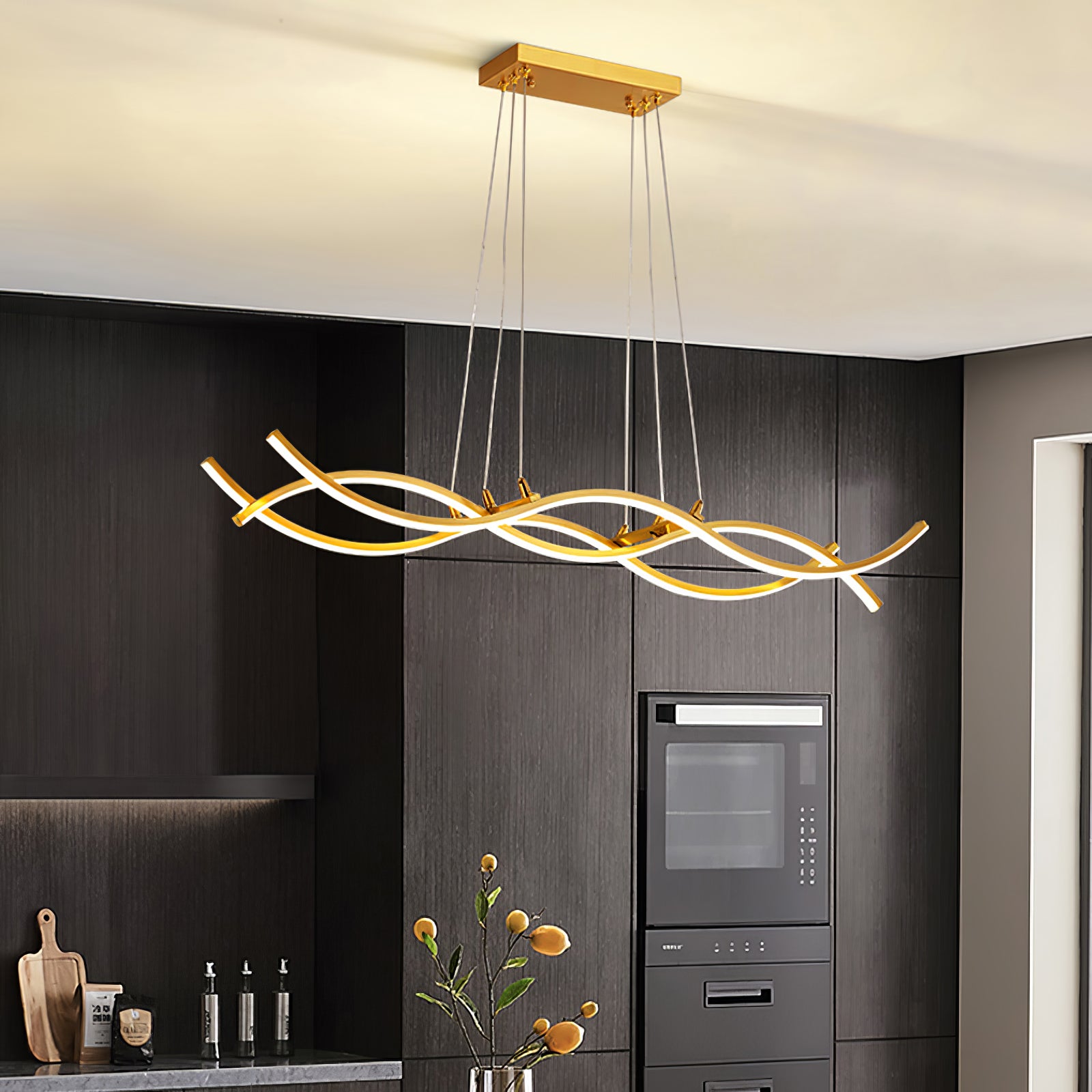 Wave Island Chandelier - Lumpaz