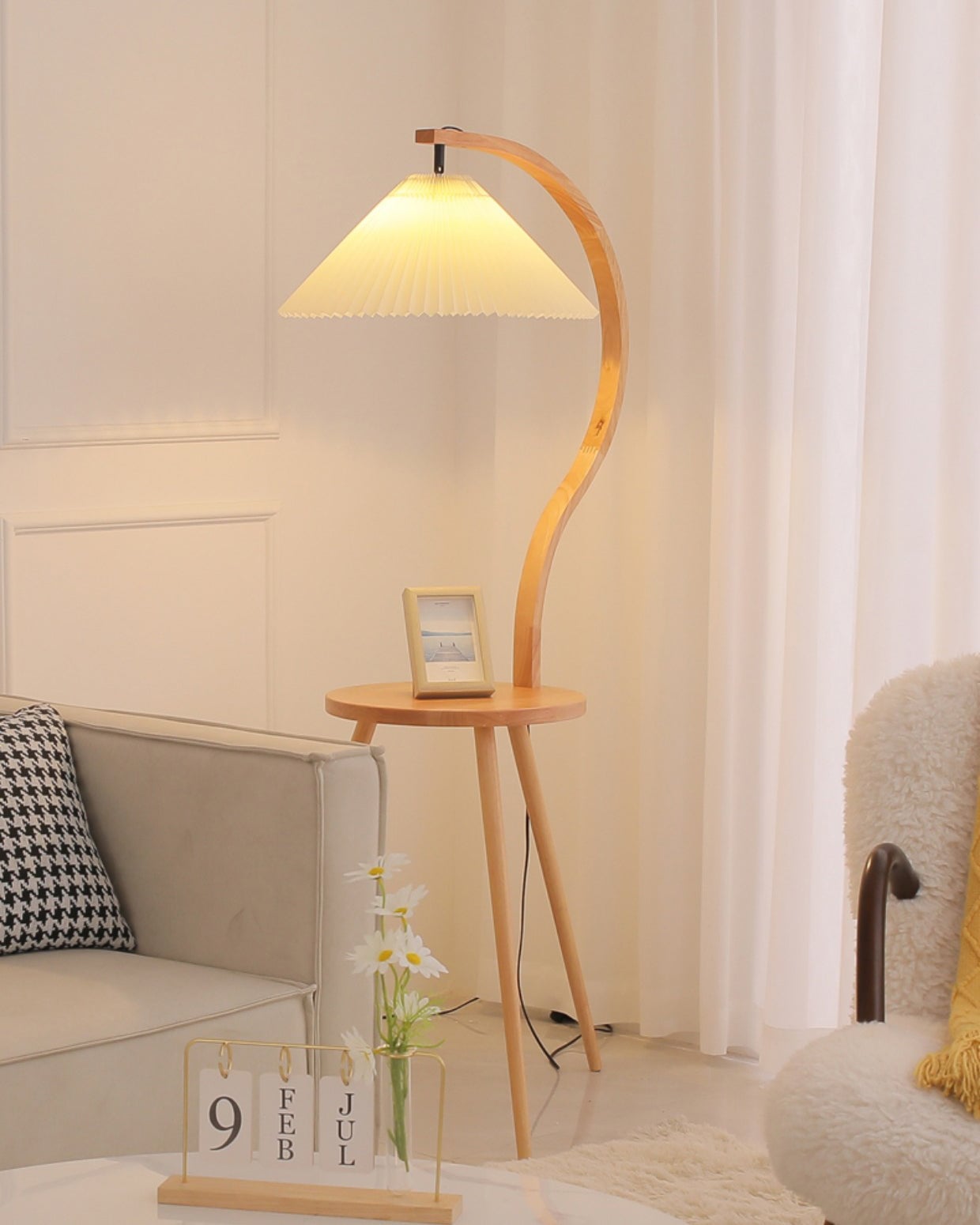 Caprani Tray Floor Lamp - Lumpaz