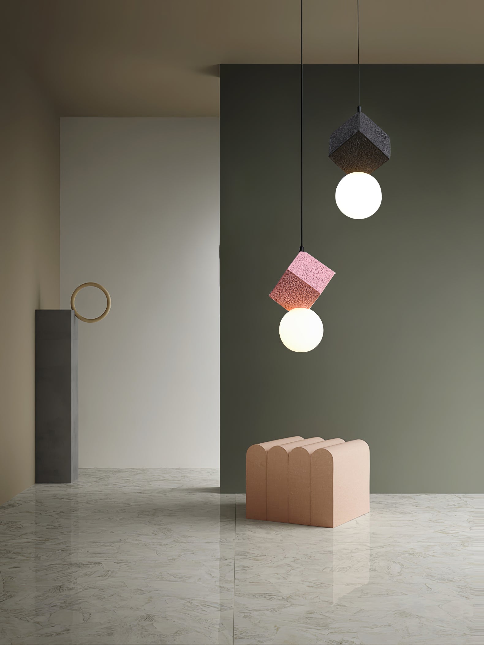 Lolipop Resin Pendant Lamp - Lumpaz