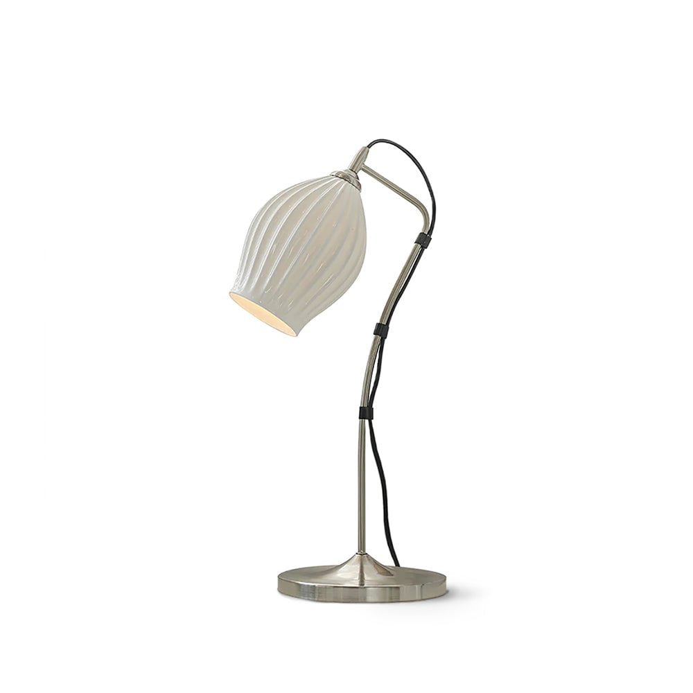Ceramic Ribbed Table Lamp - Lumpaz