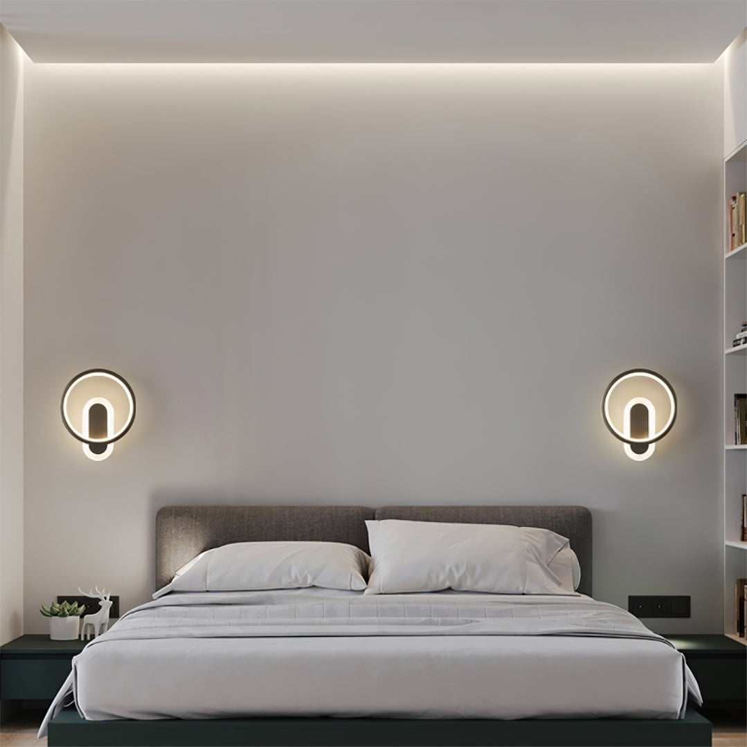 Round Brass Wall Lamp - Lumpaz