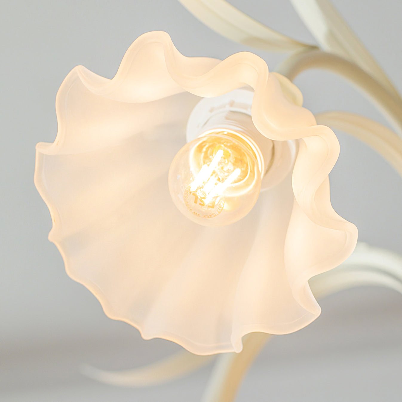 Murano Cream Chandelier - Lumpaz