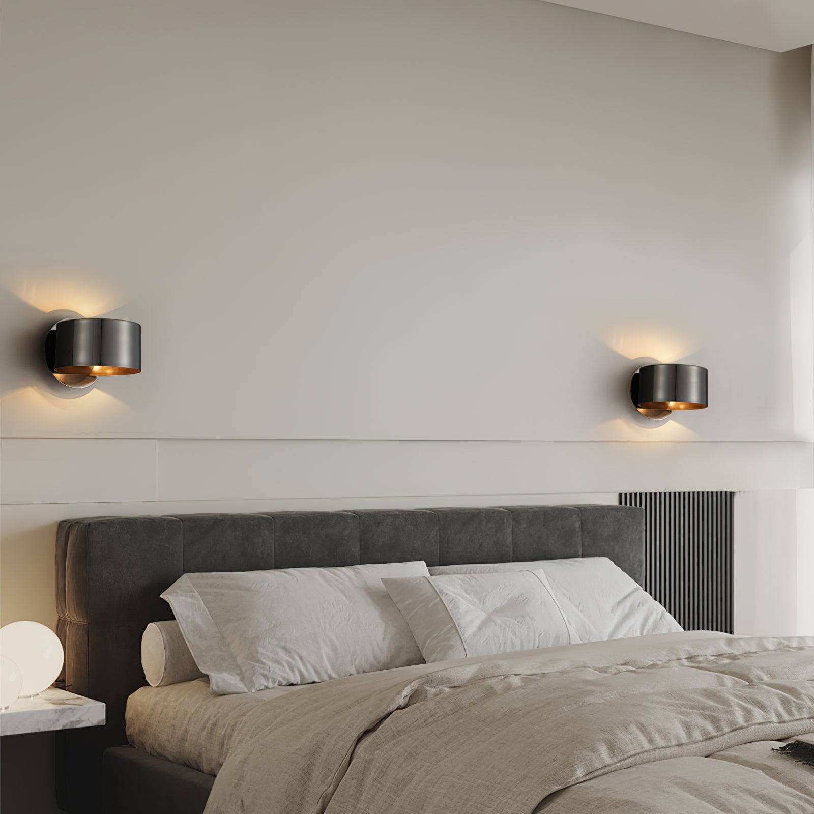 Brass Drum Wall Lamp - Lumpaz