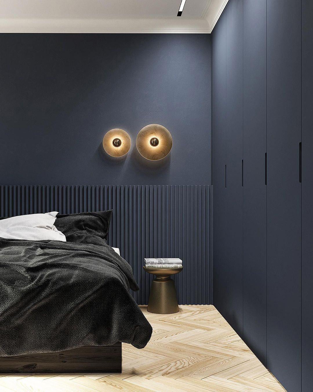 Round Alabaster Wall Lamp - Lumpaz