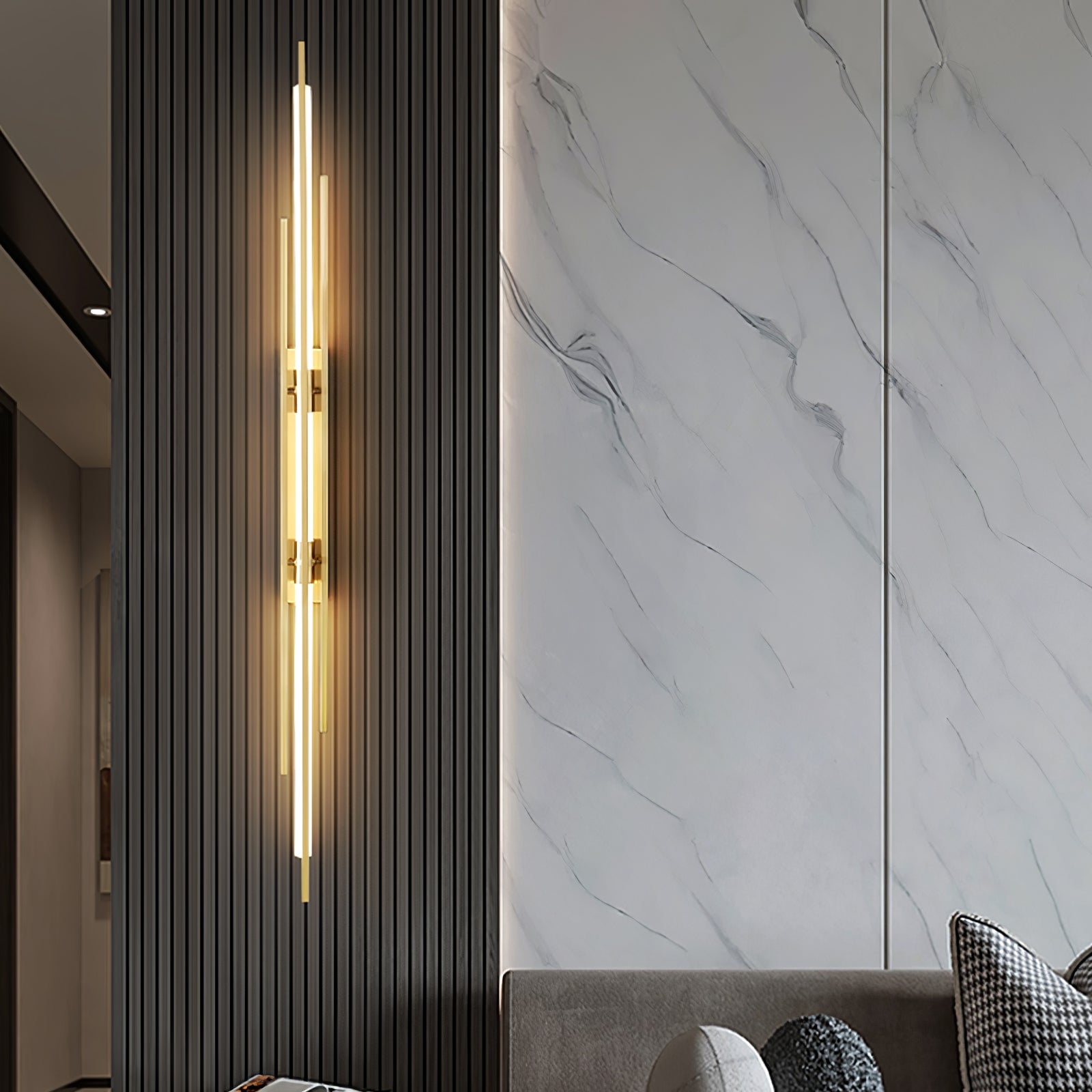 Brass Line Wall Lamp - Lumpaz