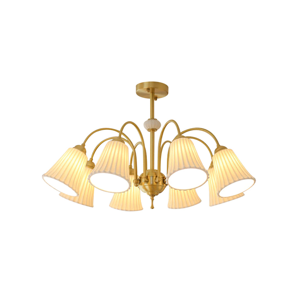 Asea Brass Chandelier - Lumpaz