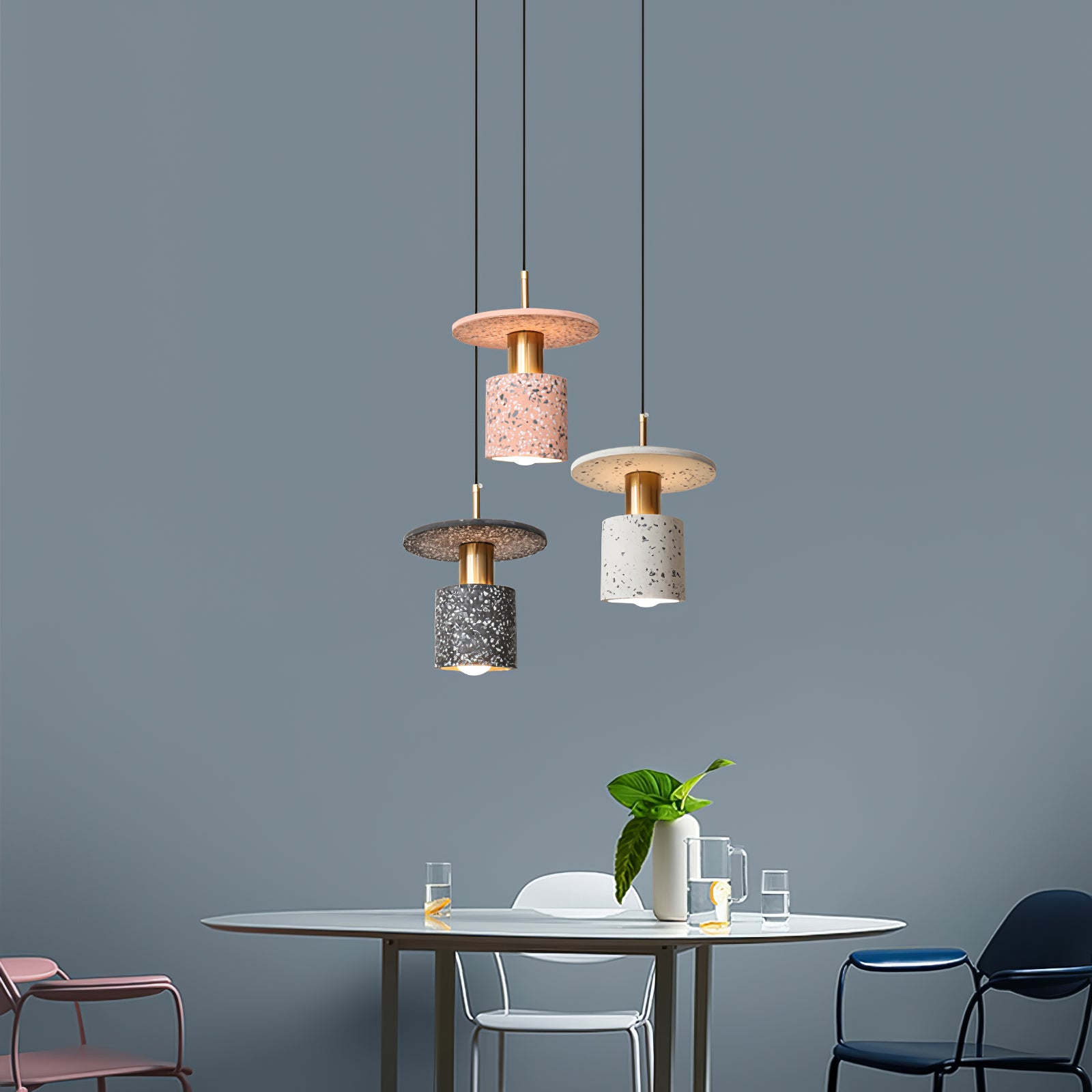 Terrazzo Drop Pendant Lamp - Lumpaz
