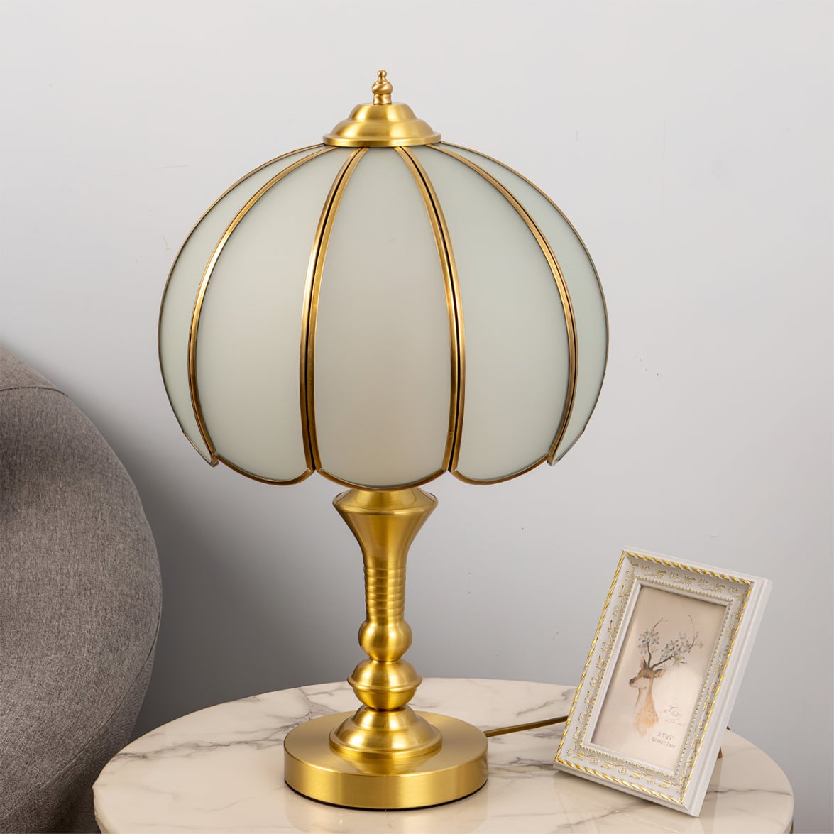 Tomyeus Brass Table Lamp - Lumpaz