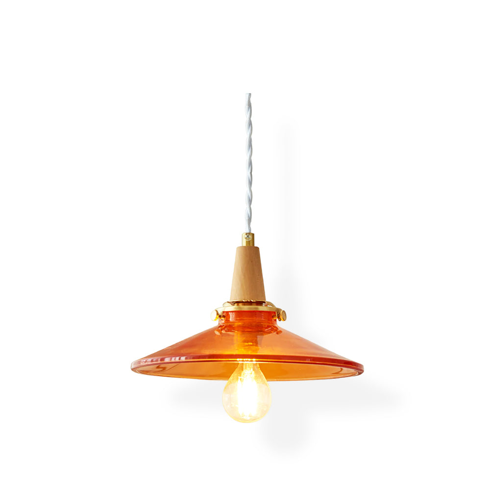 Orange Glass Pendant Lamp - Lumpaz