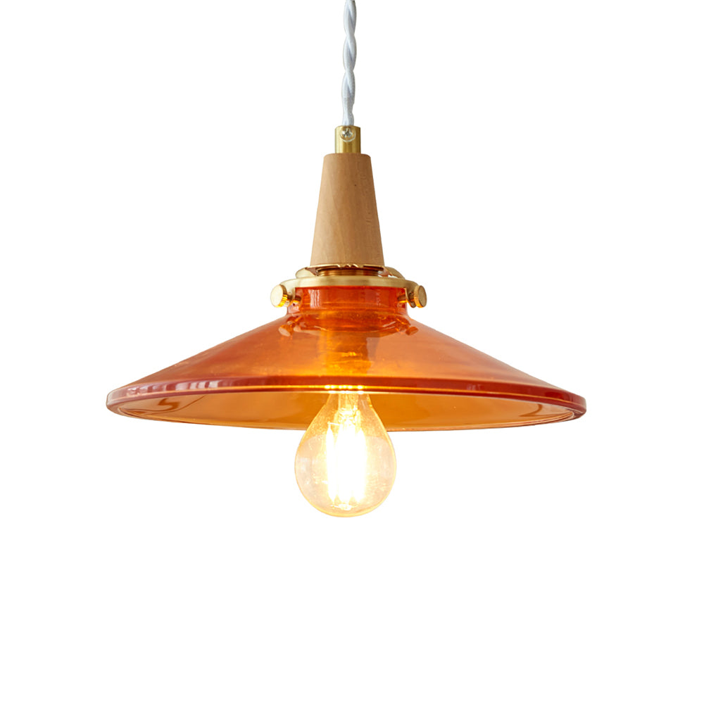 Orange Glass Pendant Lamp - Lumpaz