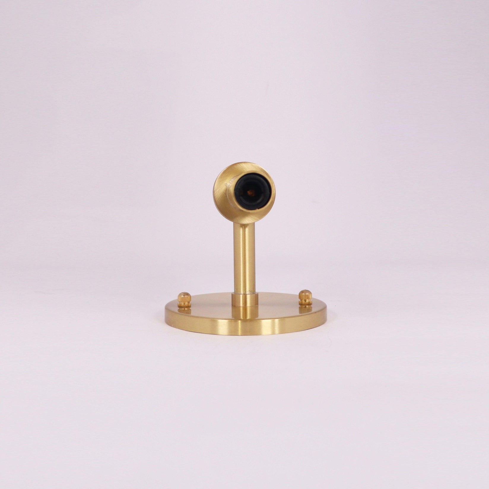 Round White Glass Bedroom Wall Lamp - Lumpaz