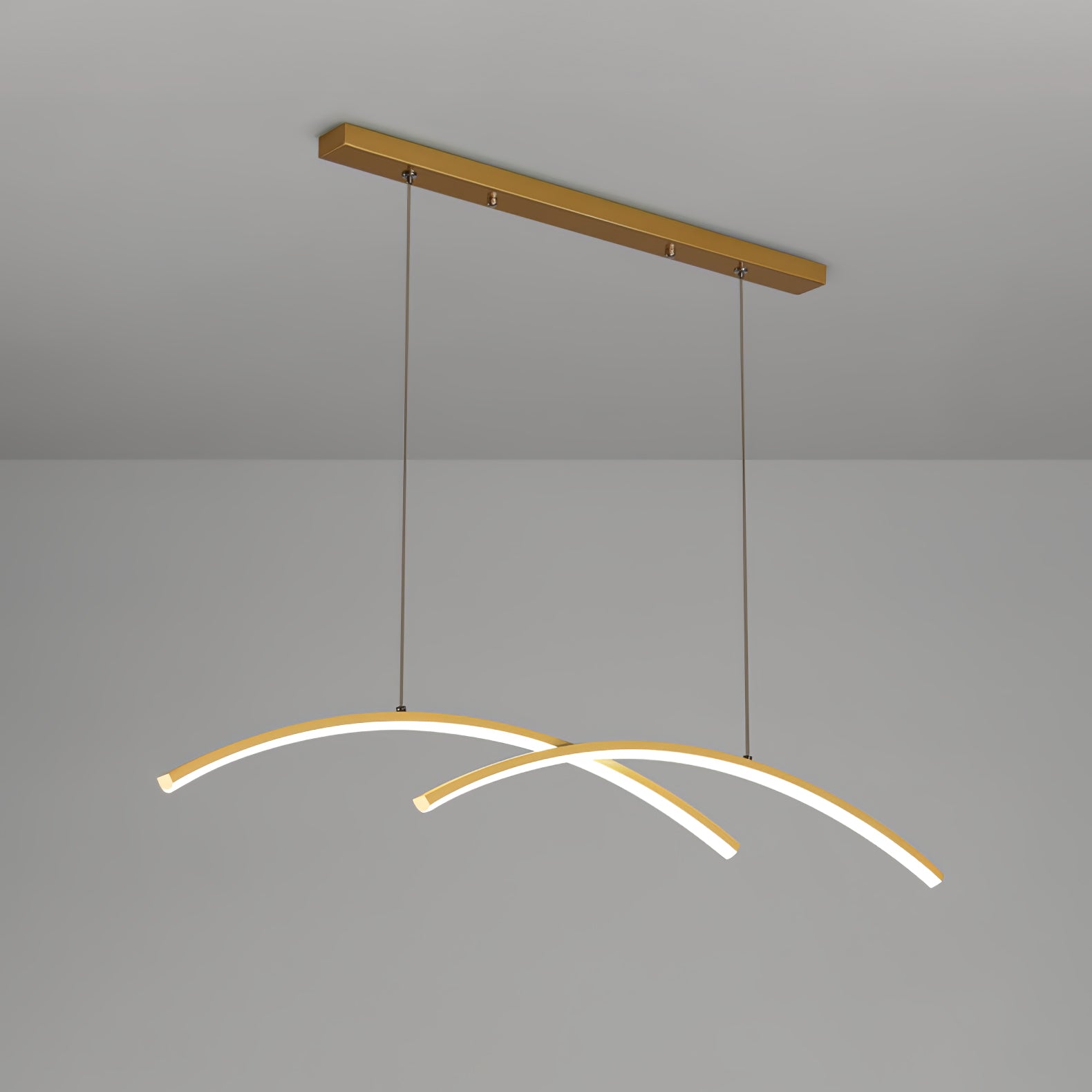 Oscillating Strip Island Chandelier - Lumpaz