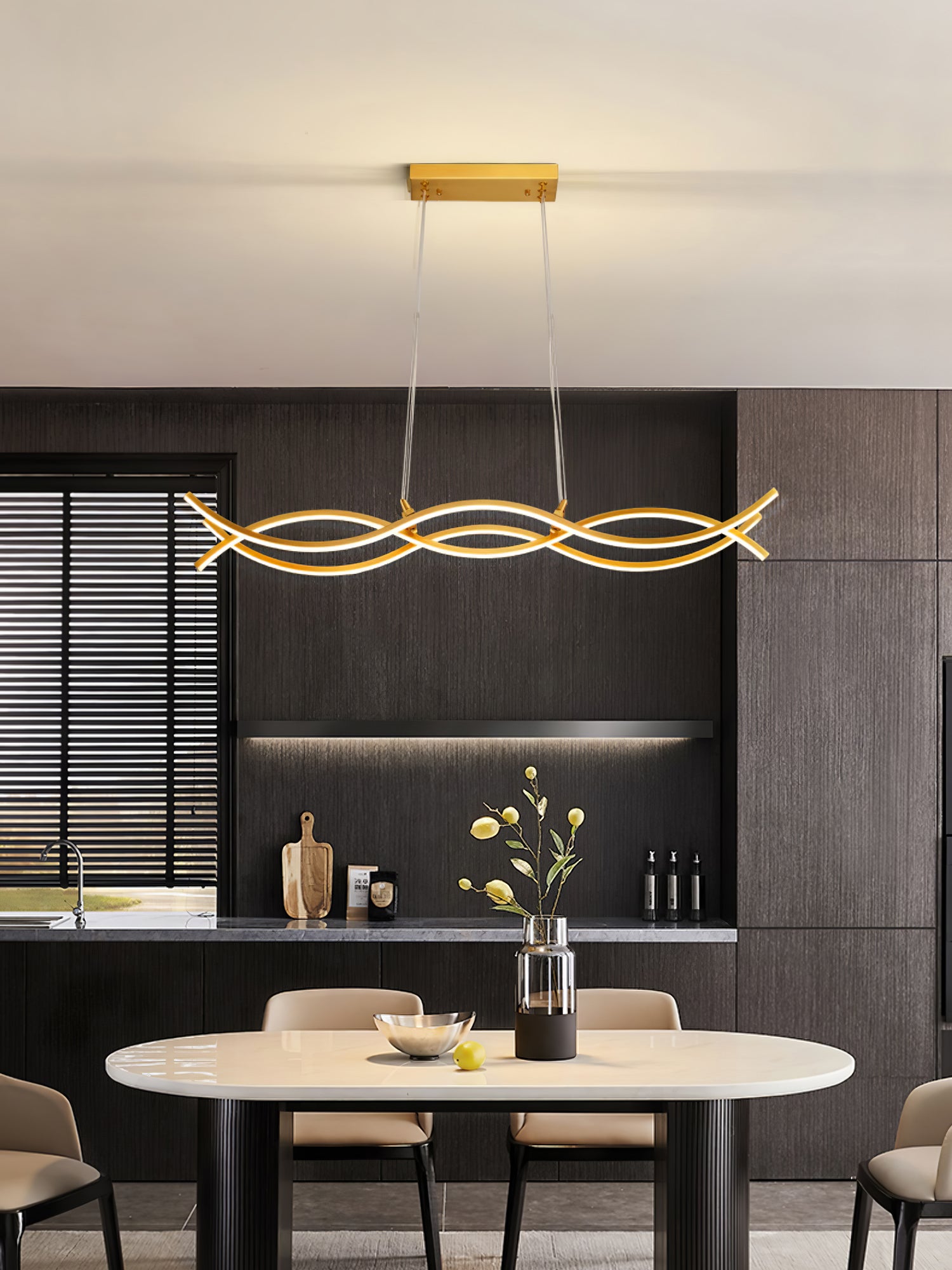 Wave Island Chandelier - Lumpaz