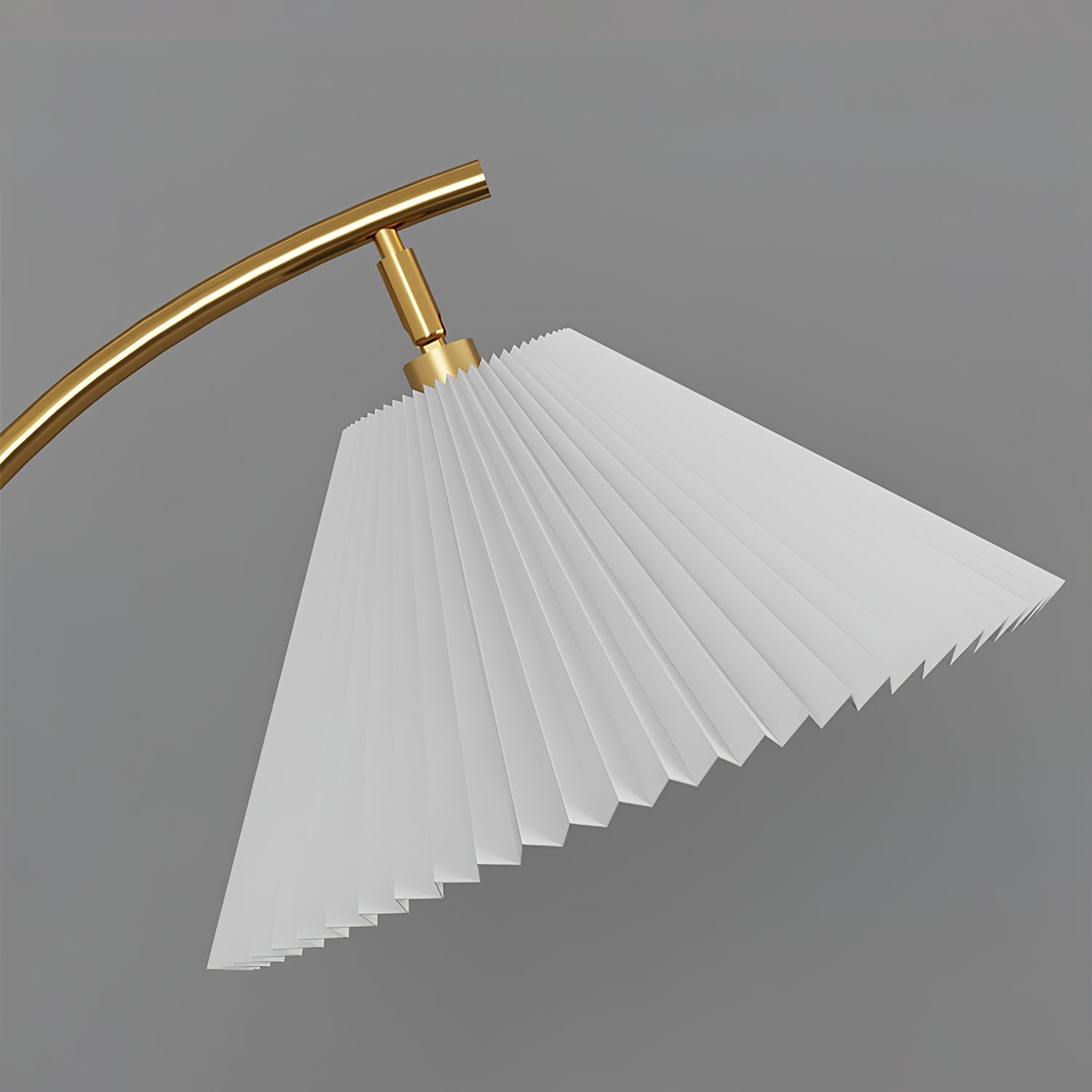 Pleated Fabric Drawer Floor Lamp - Lumpaz