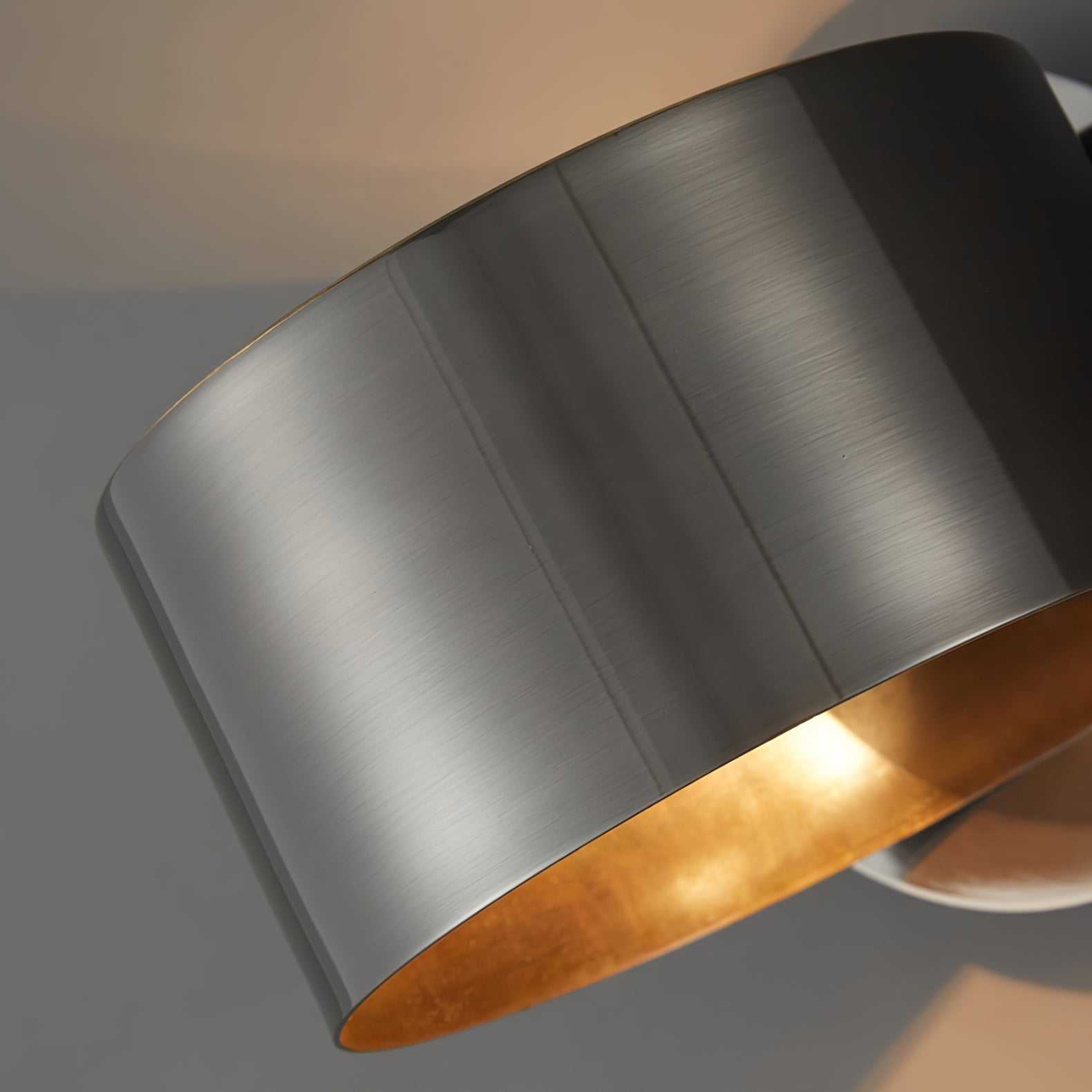 Brass Drum Wall Lamp - Lumpaz