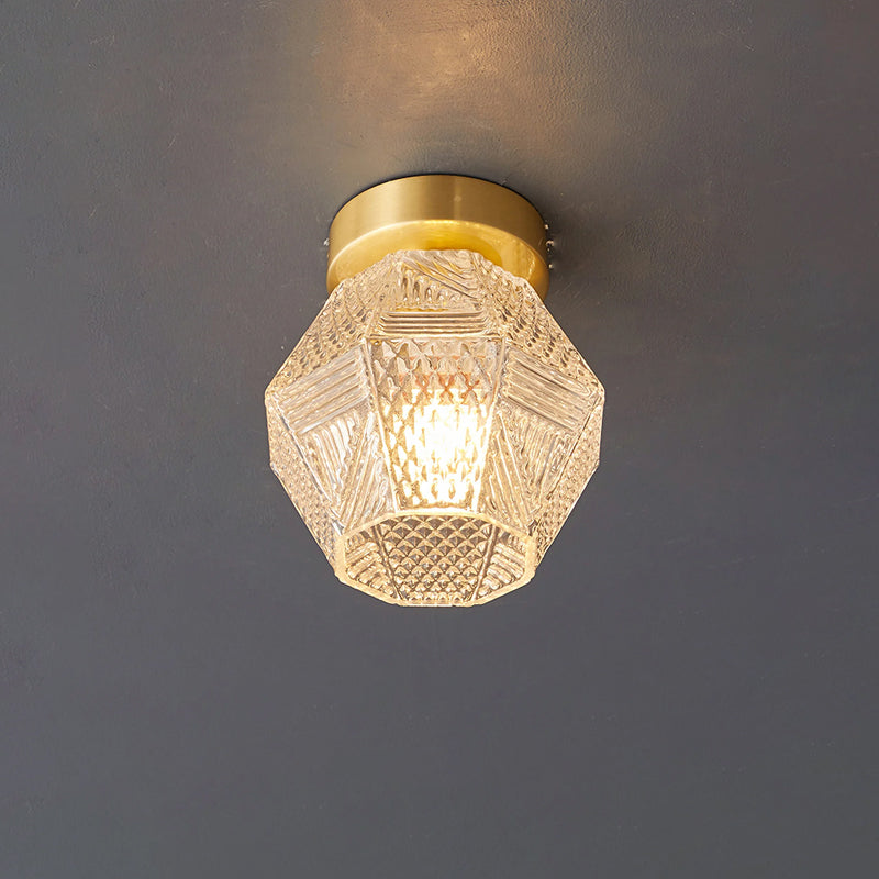 Diamond Cut Art Deco Ceiling Light - Lumpaz