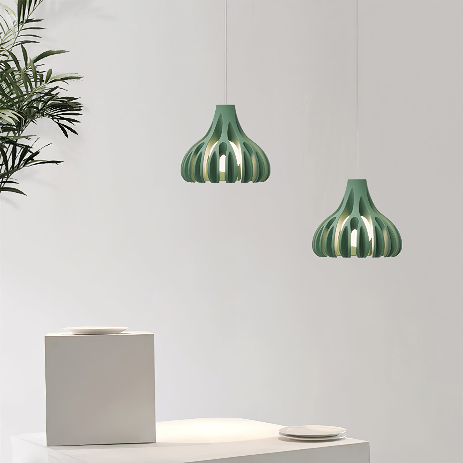 Coral Resin Pendant Lamp - Lumpaz