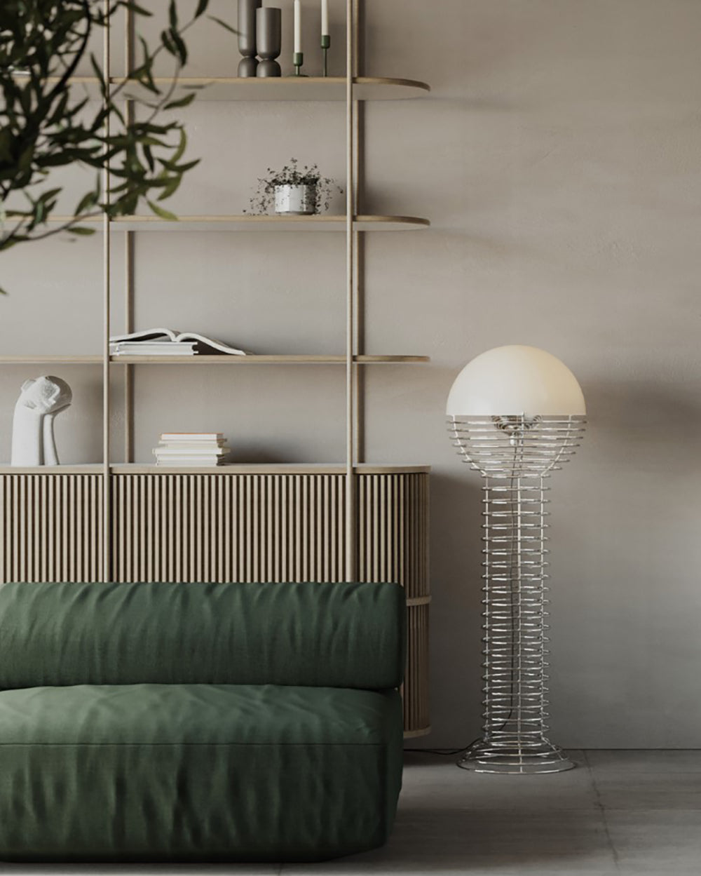 Wire Floor Lamp - Lumpaz