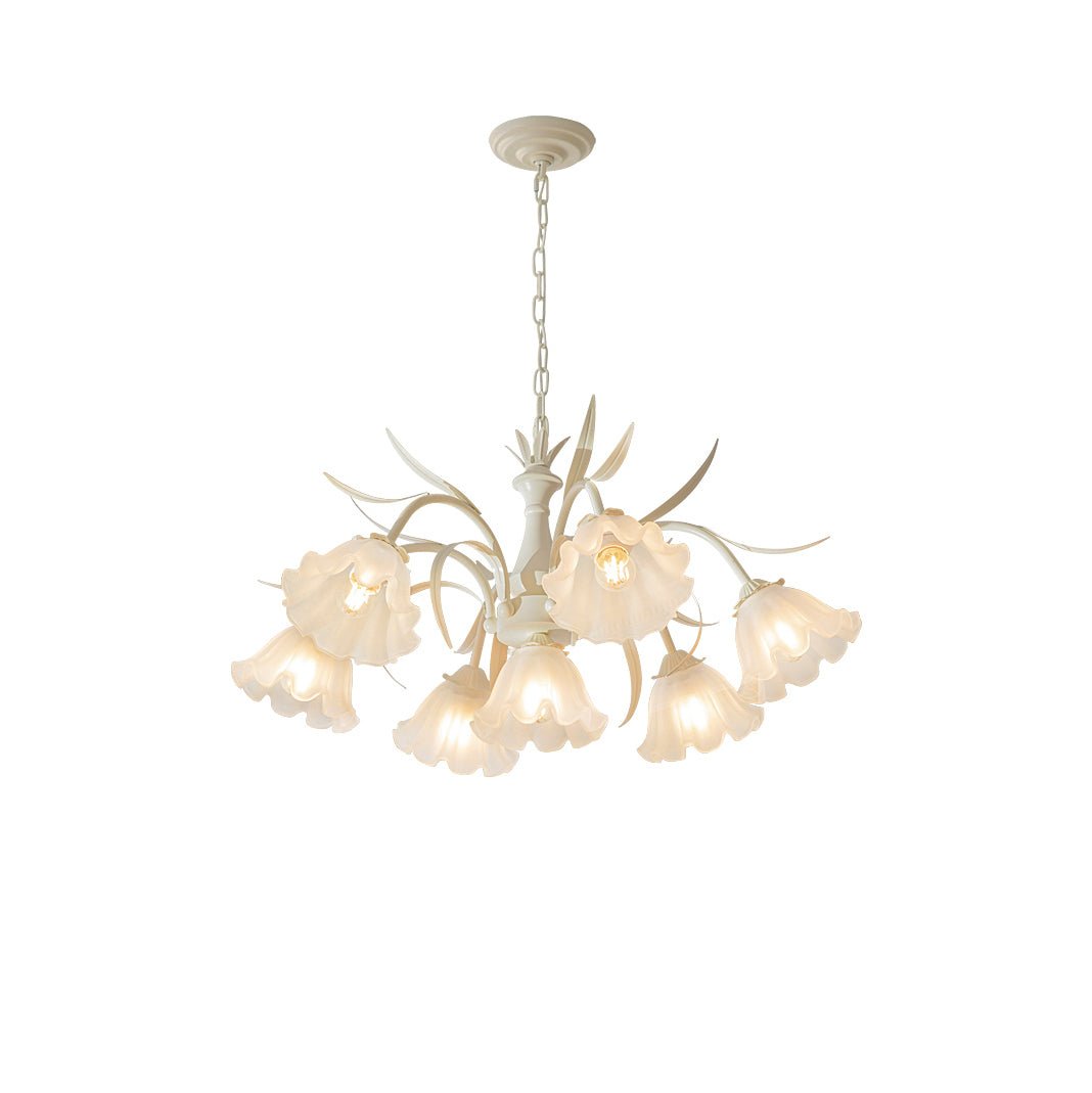 Murano Cream Chandelier - Lumpaz