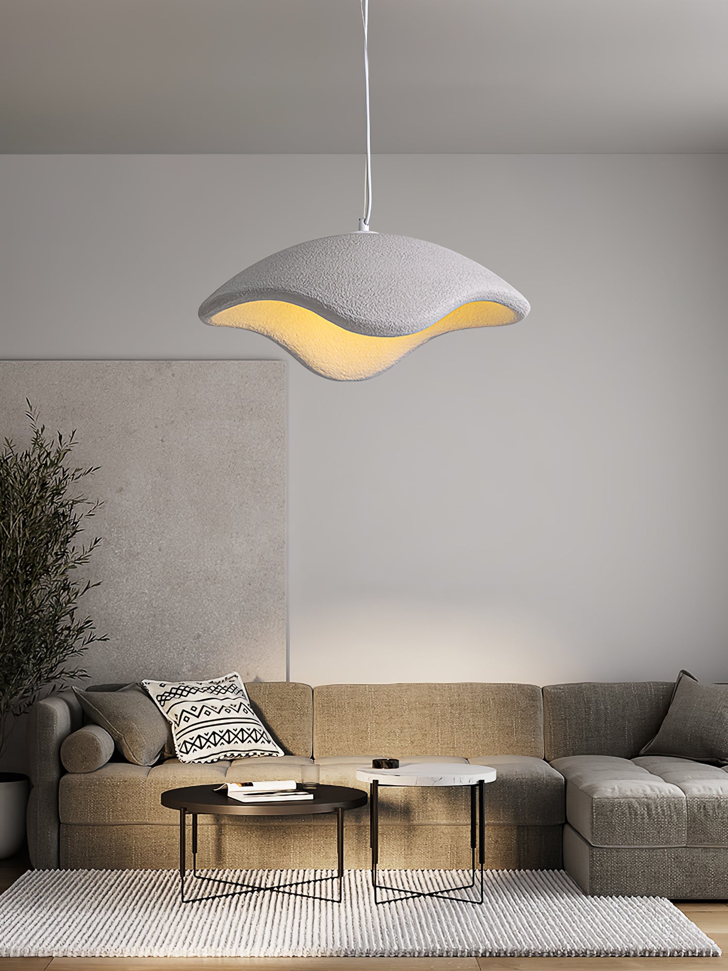 Wabi Sabi Resin Pendant Lamp - Lumpaz