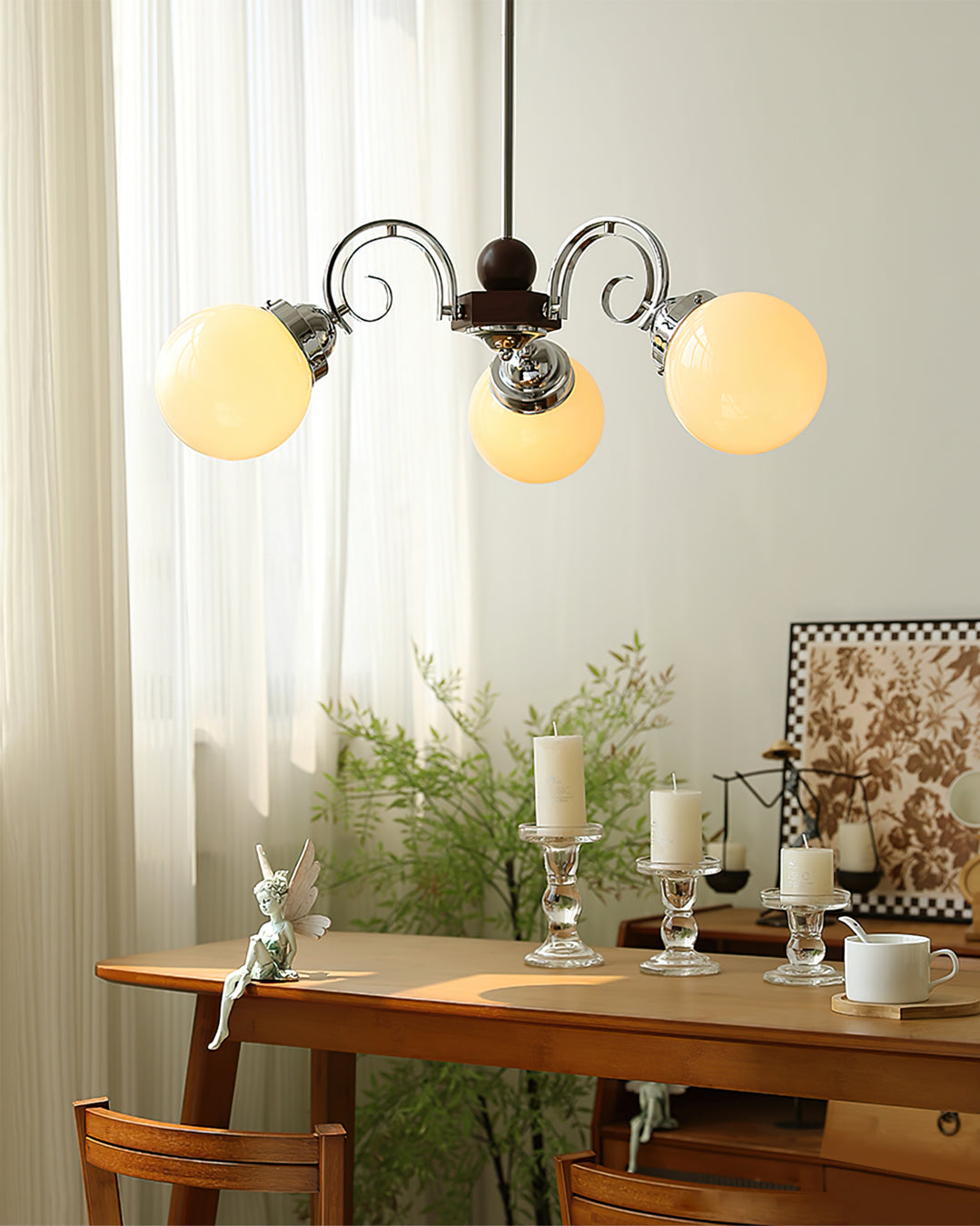 Kotter Cream Chandelier - Lumpaz