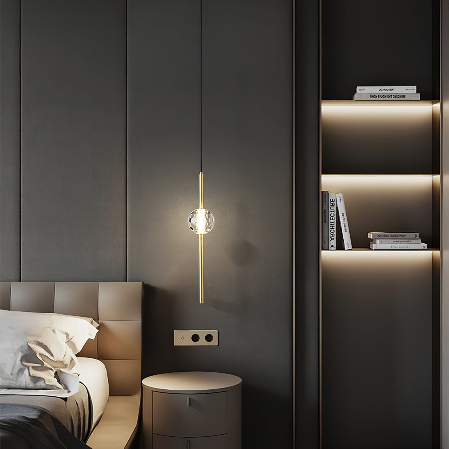 Ari Crystal Pendant Lamp - Lumpaz