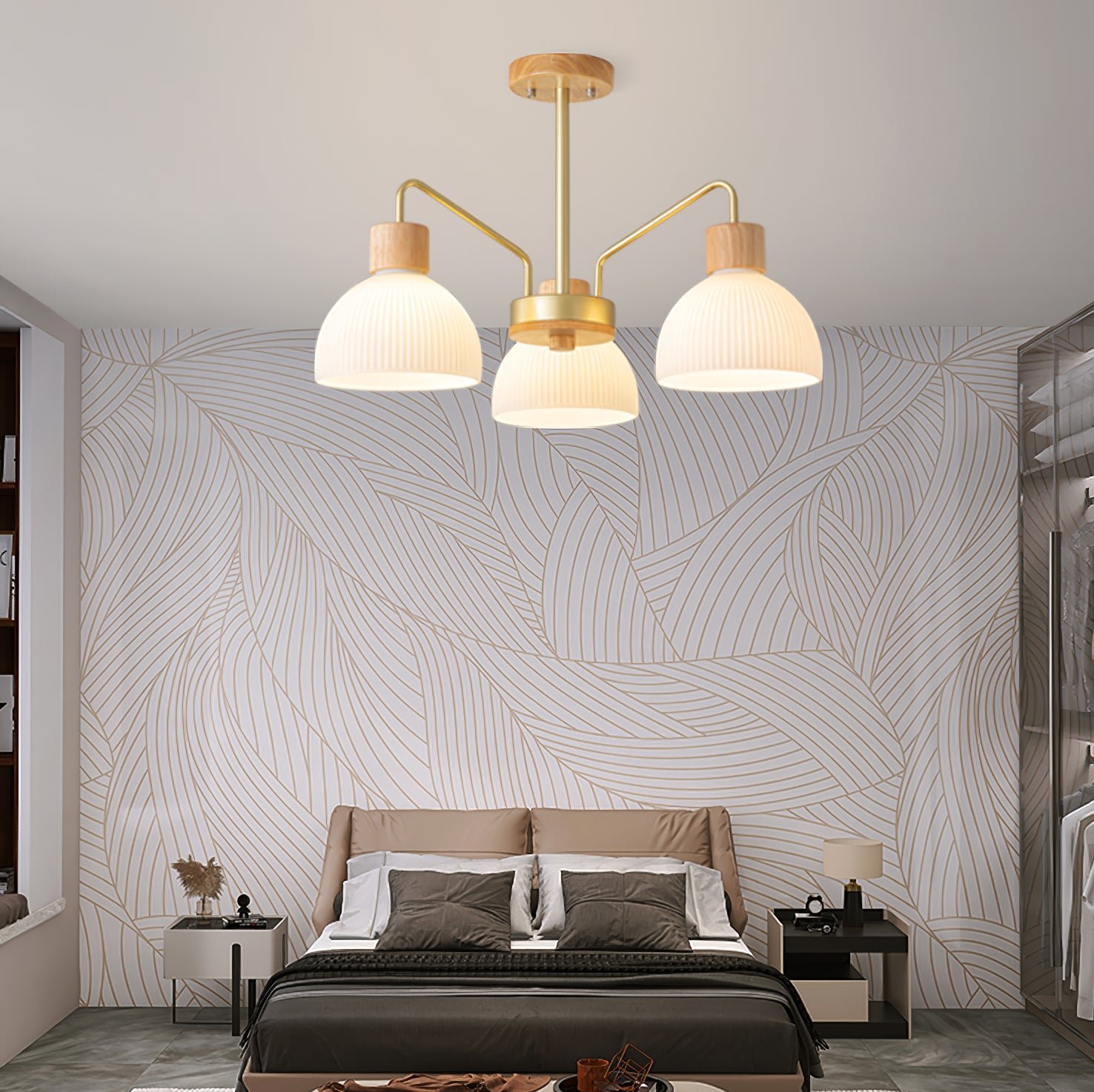 Ribbed Chandelier - Lumpaz