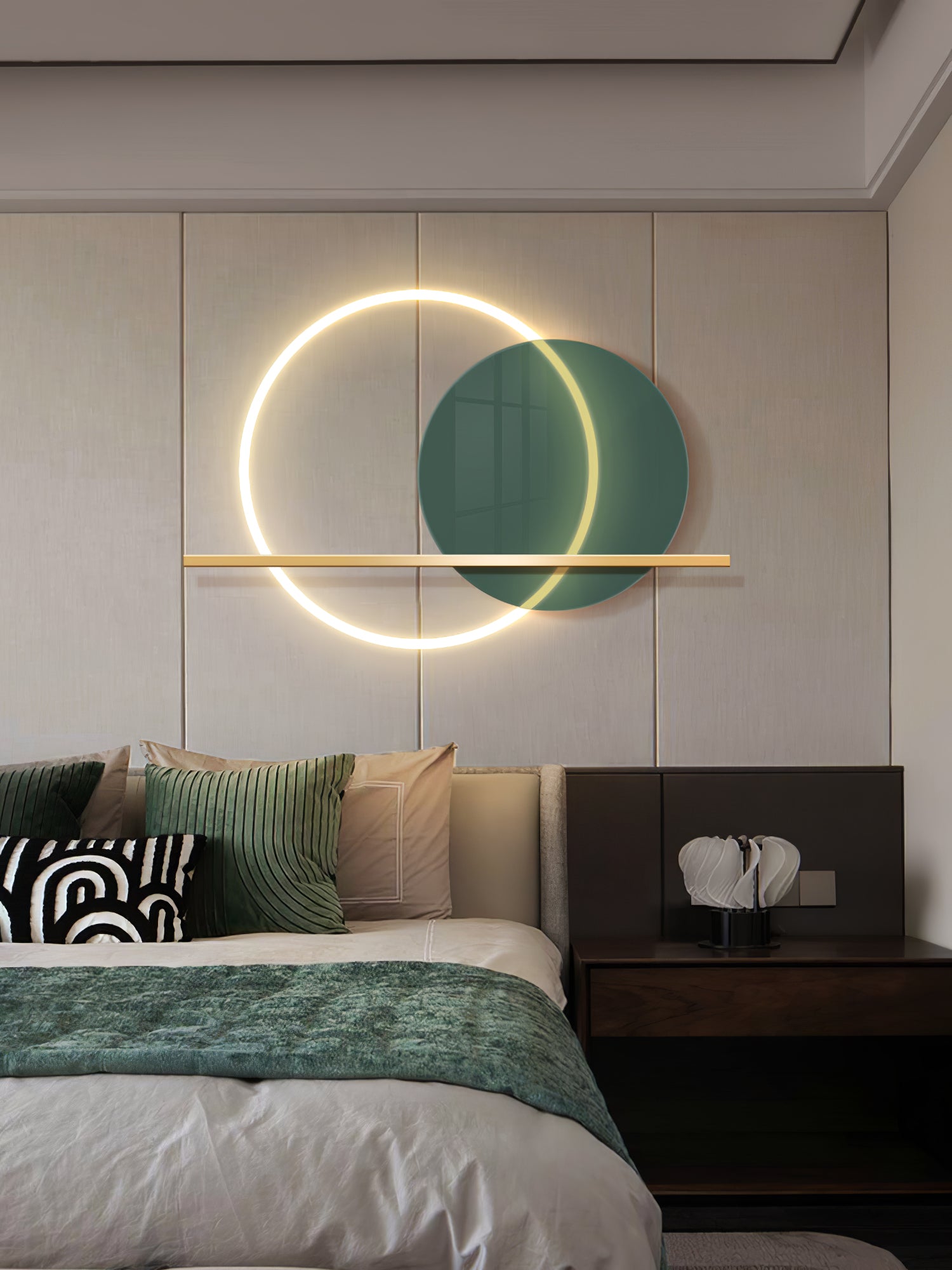 Round Cut Wall Lamp - Lumpaz