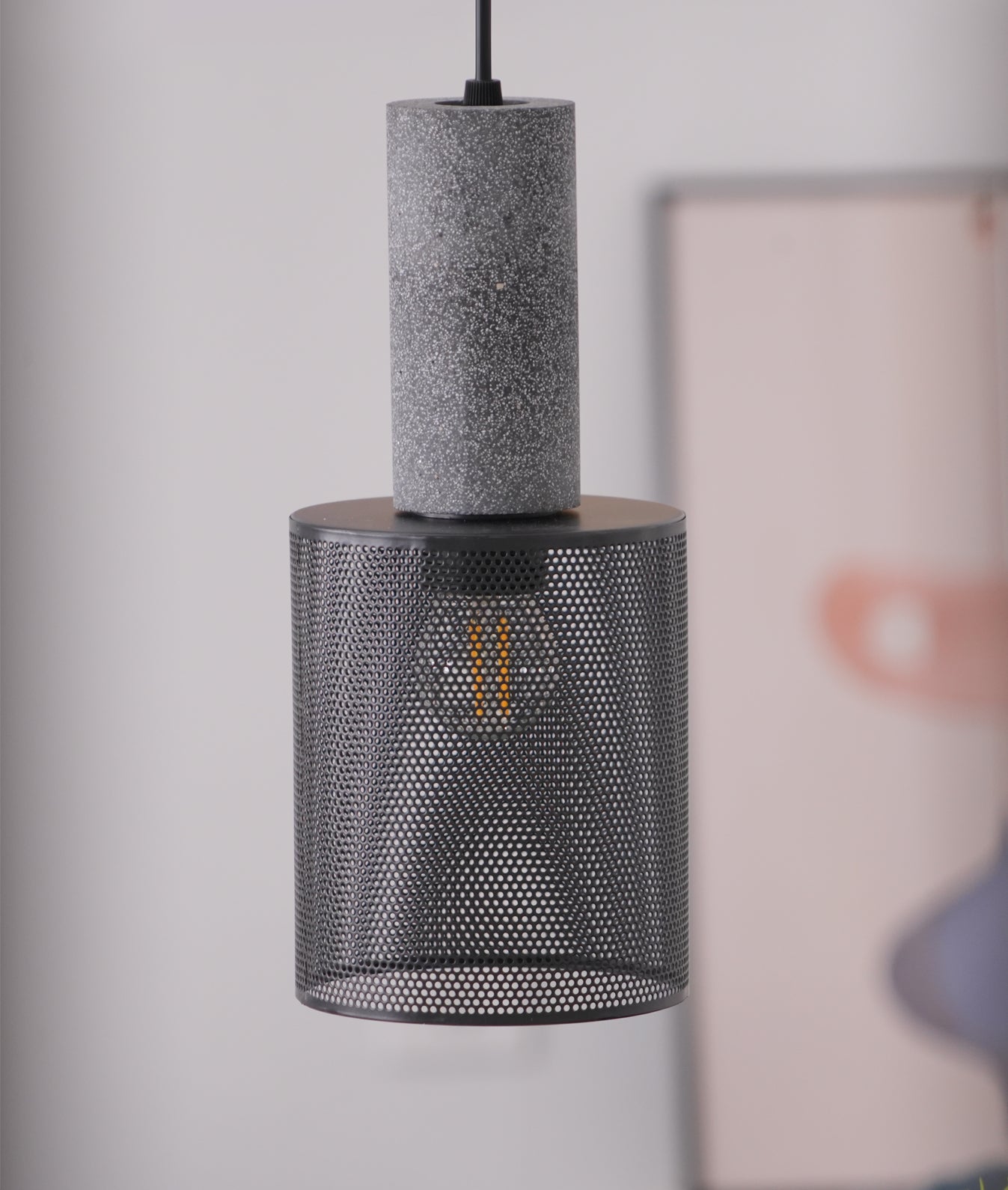Concrete Industry Pendant Lamp - Lumpaz