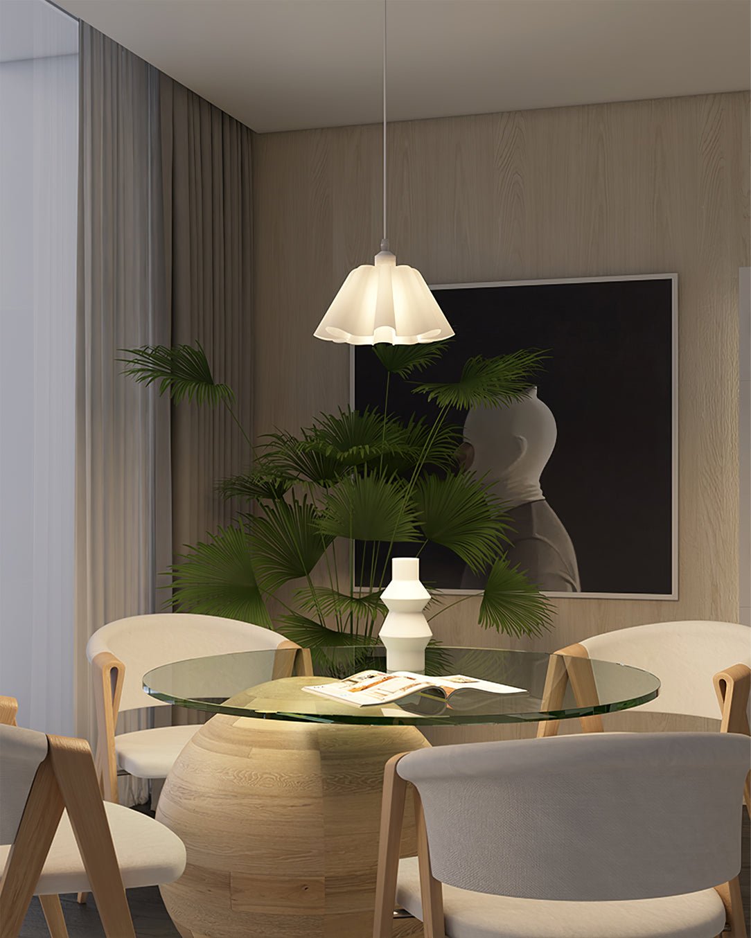 Danish Pleated Pendant Lamp - Lumpaz