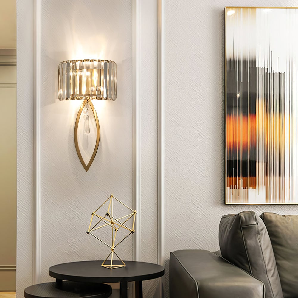 Arc Prismatic Crystal Wall Lamp - Lumpaz