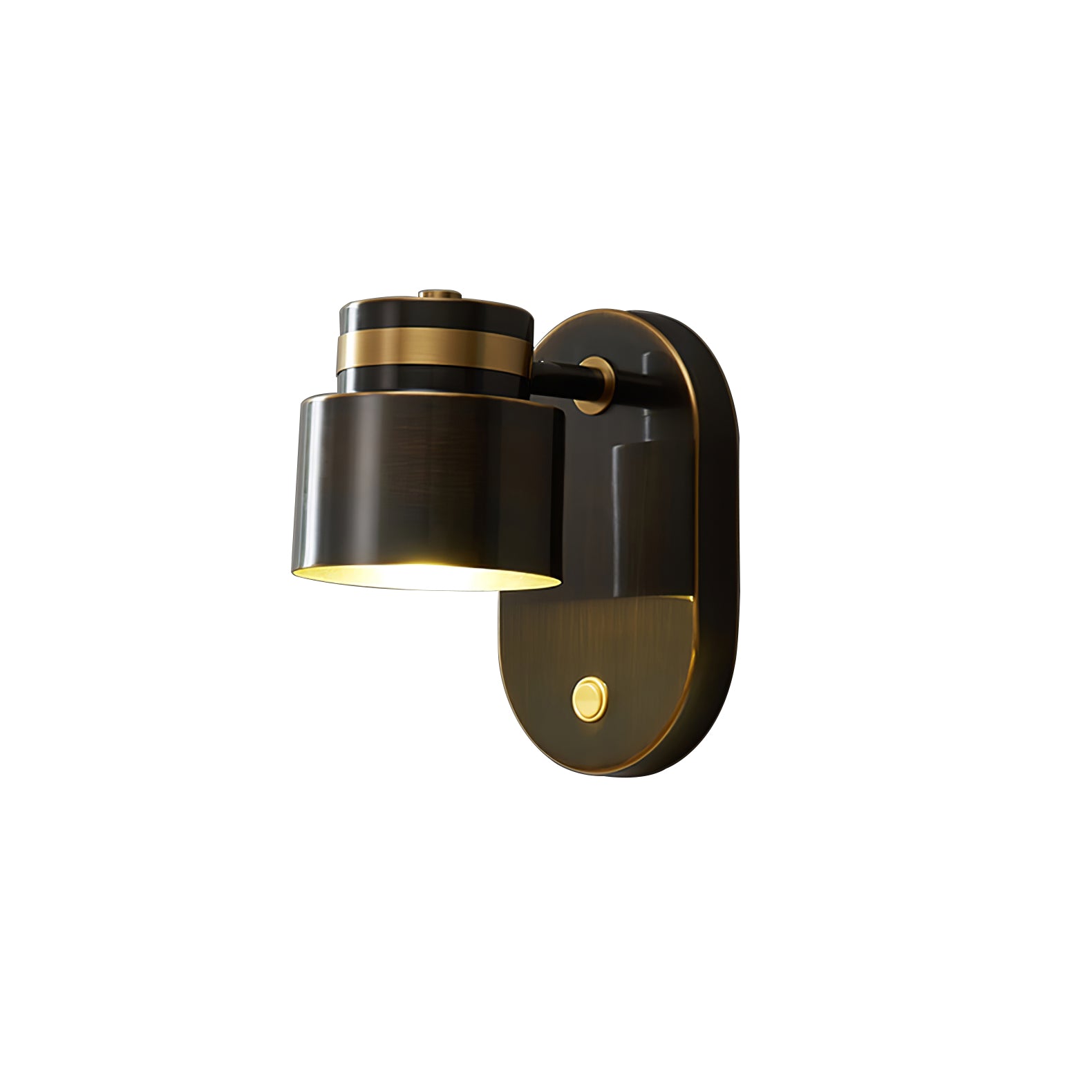 Brass Cylinder Wall Lamp - Lumpaz