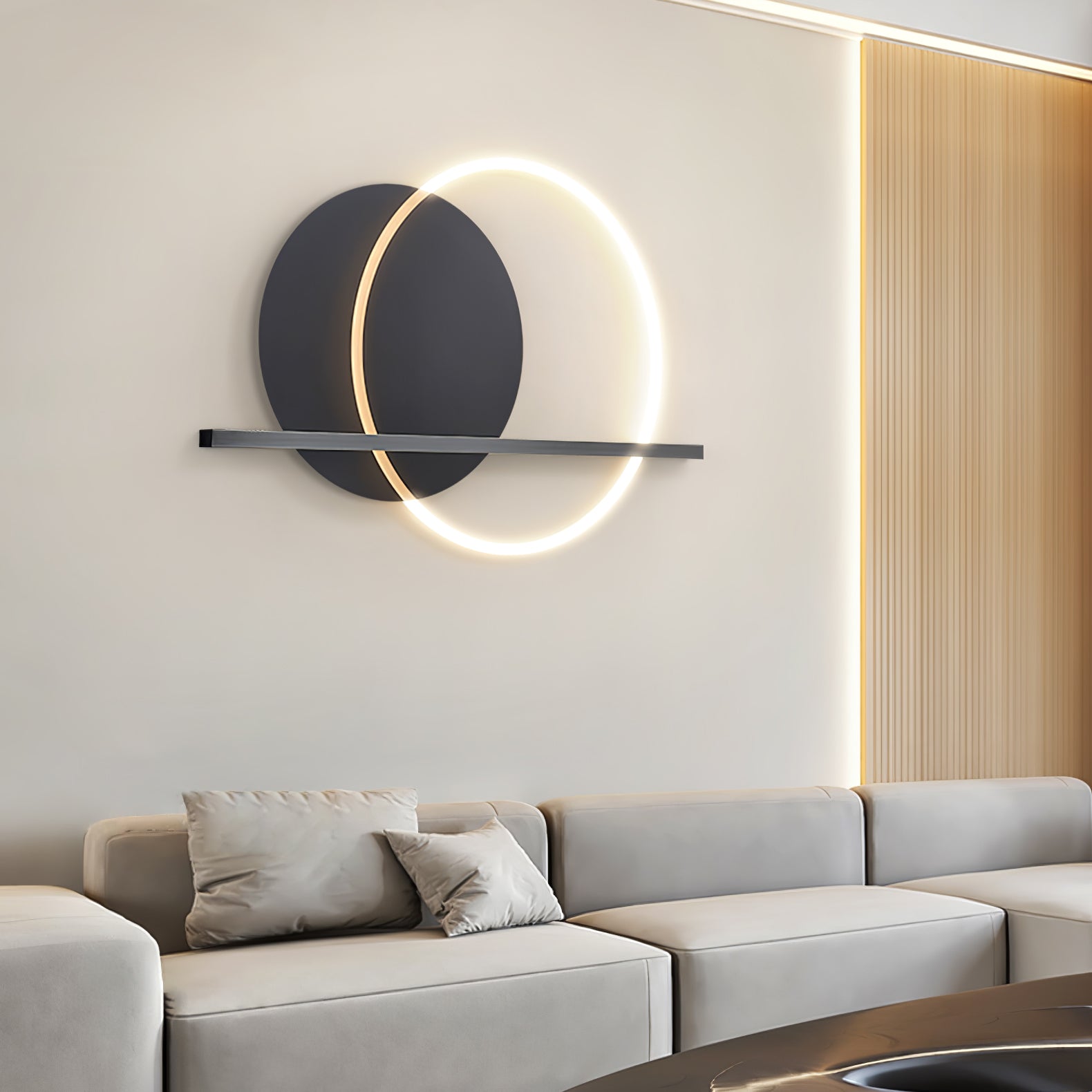 Round Cut Wall Lamp - Lumpaz