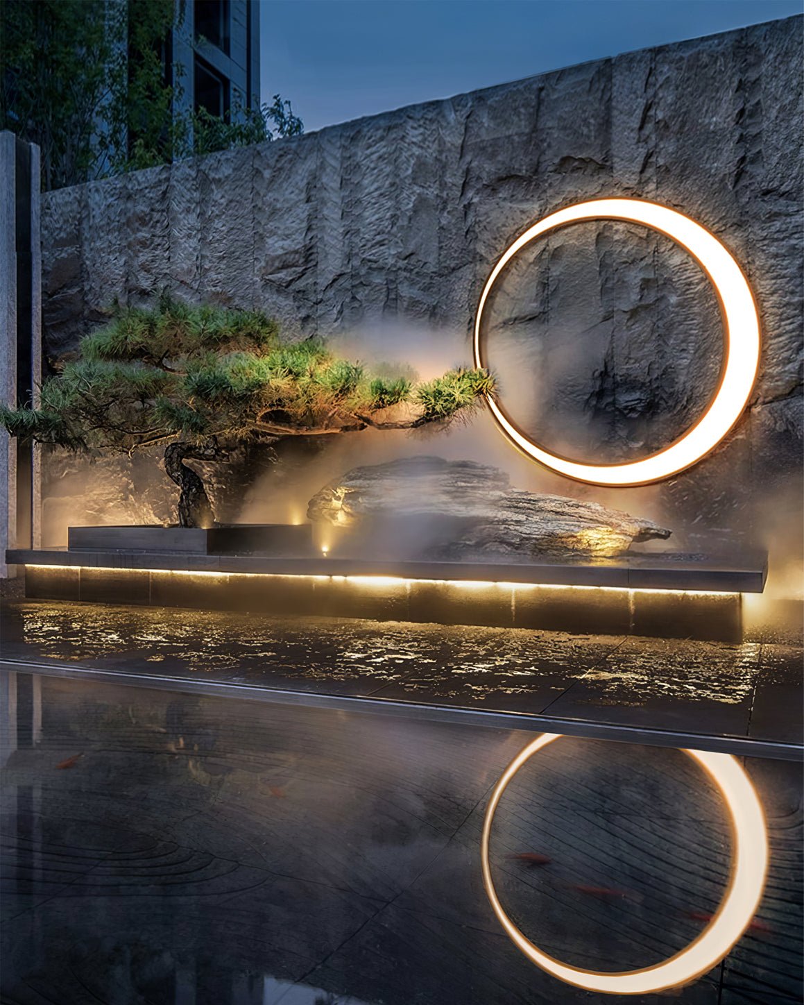 Moon Outdoor Wall Lamp - Lumpaz