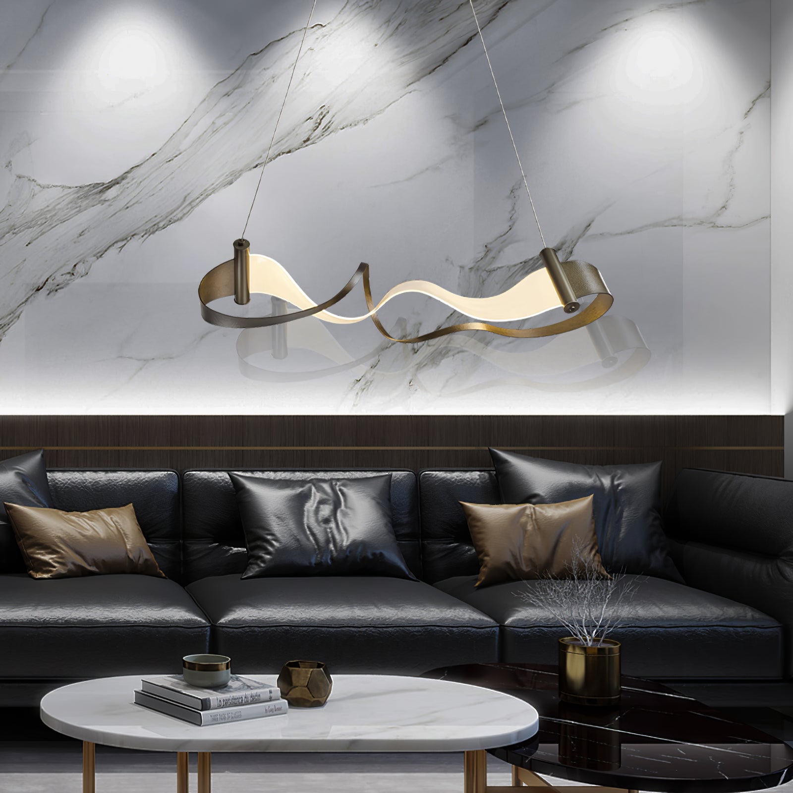 Zephyr LED Linear Chandelier - Lumpaz