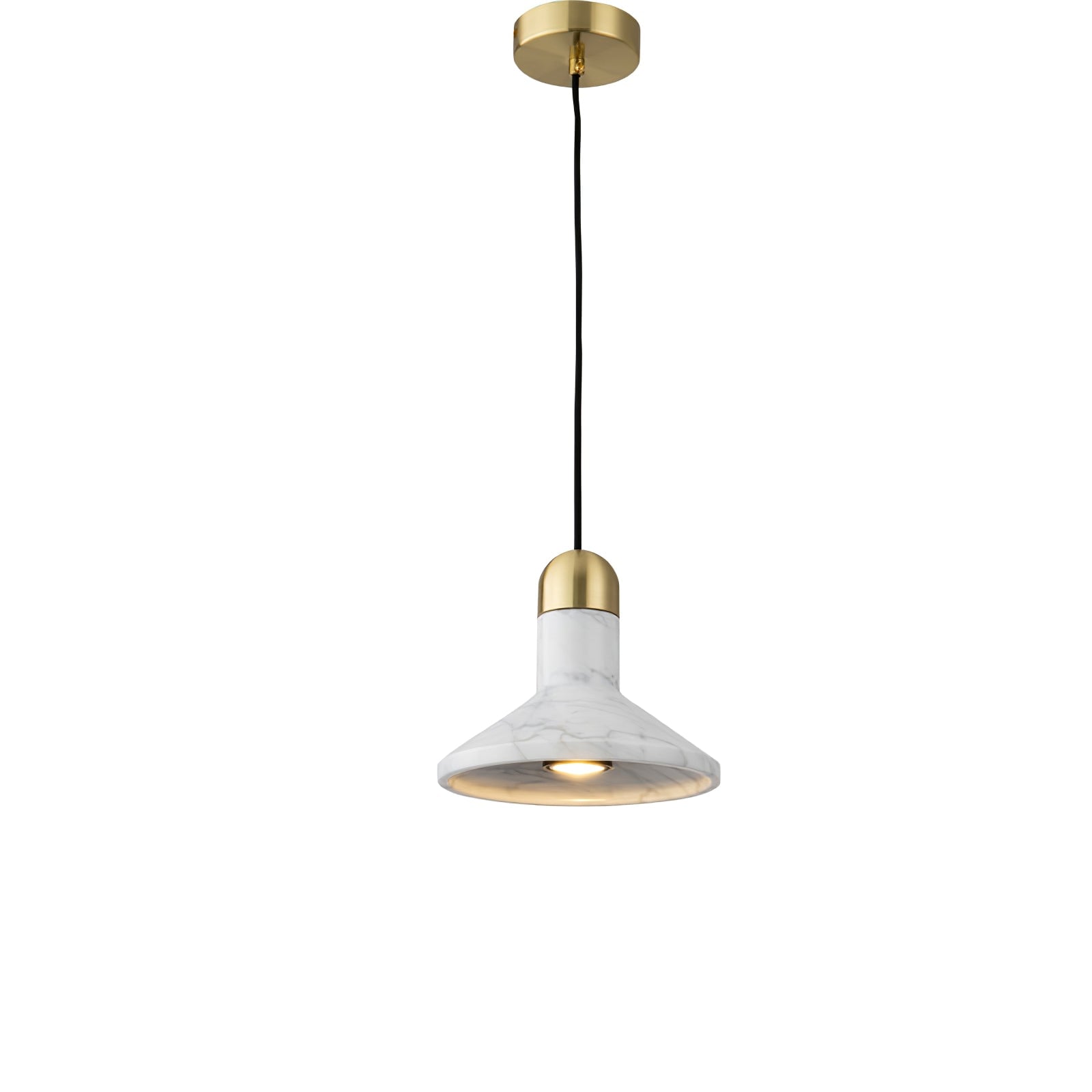 Cone Marble Pendant Light - Lumpaz