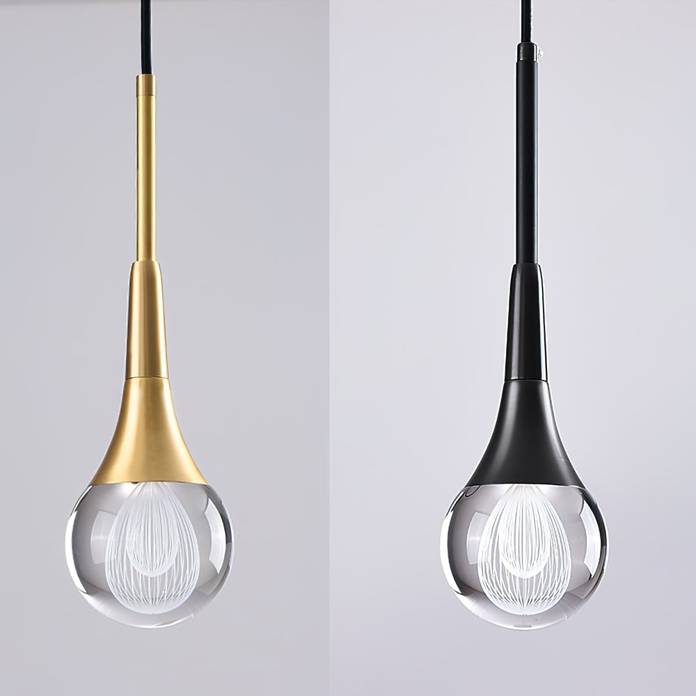 Teardrop Crystal Pendant Light - Lumpaz