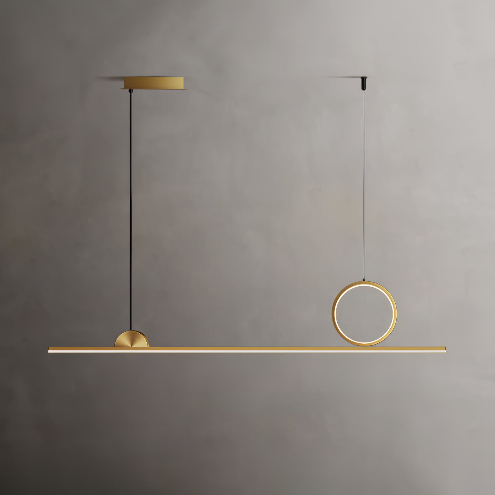 Circle Linear Pendant Lamp - Lumpaz