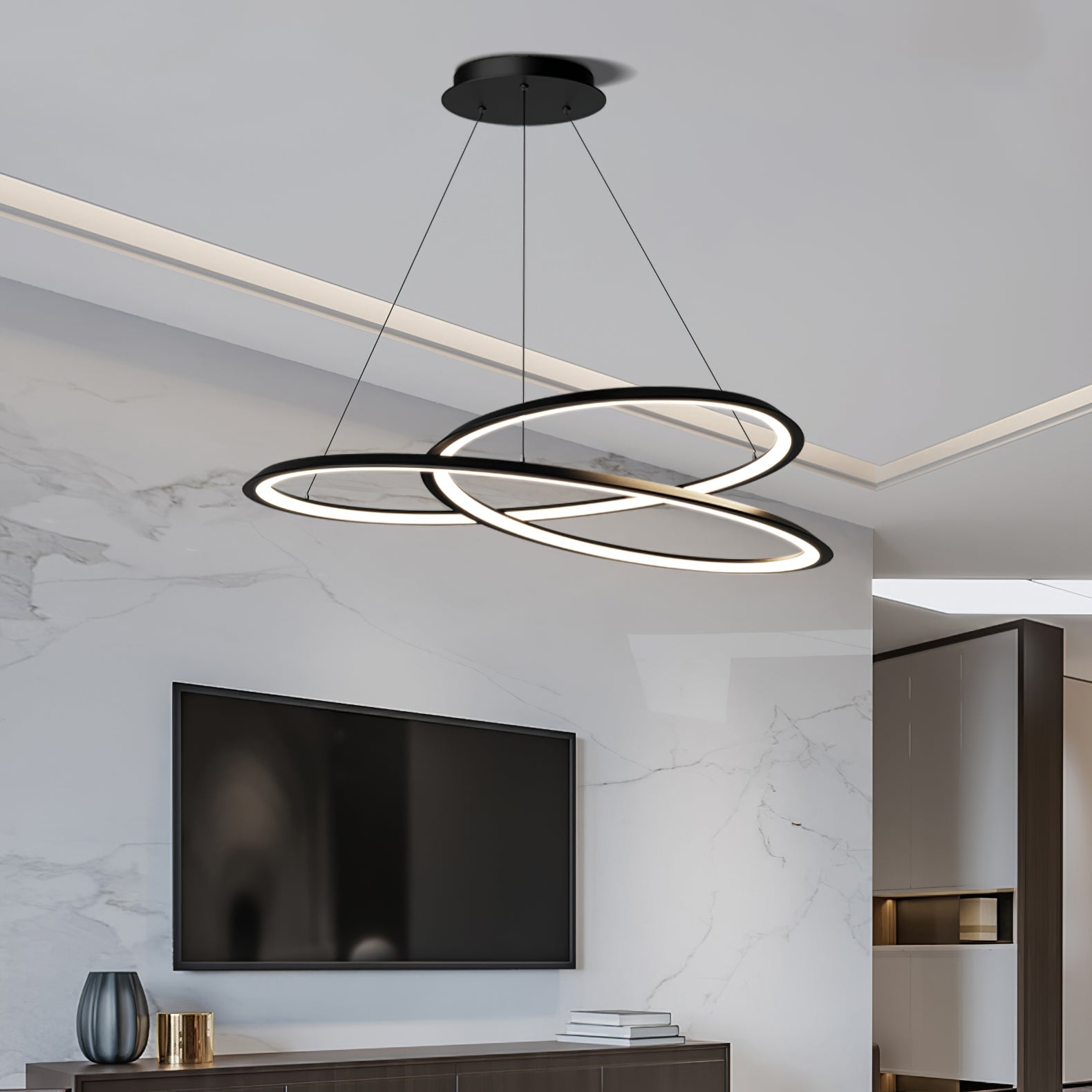 Curves LED Pendant Lamp - Lumpaz