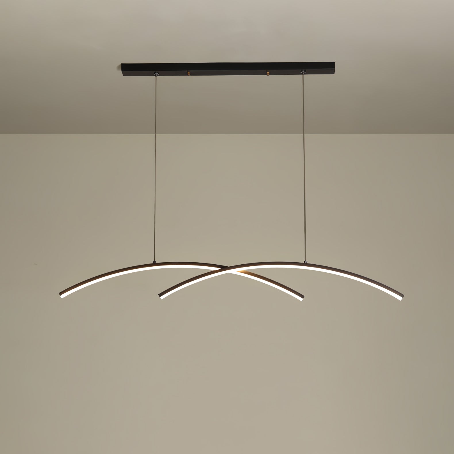Oscillating Strip Island Chandelier - Lumpaz
