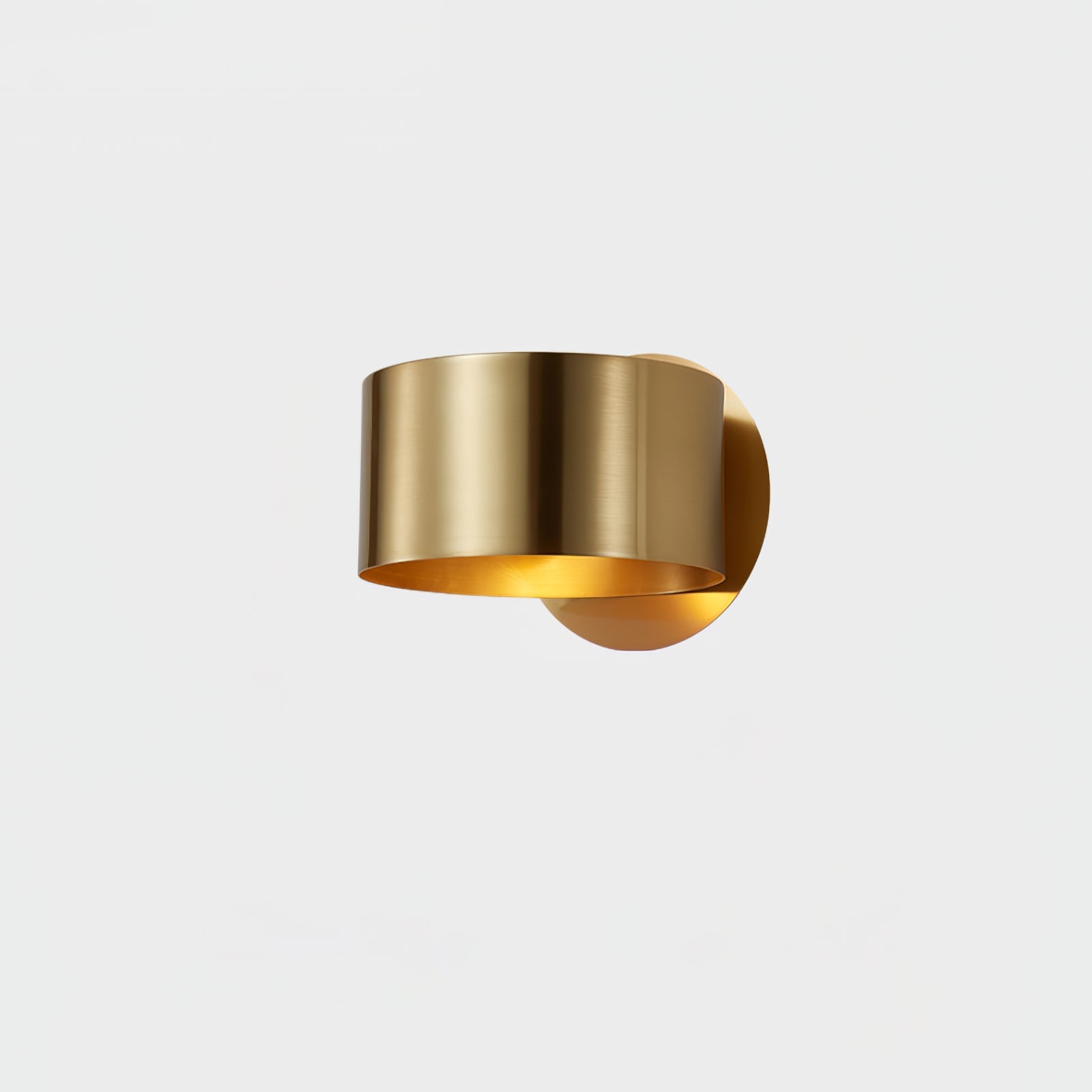 Brass Drum Wall Lamp - Lumpaz
