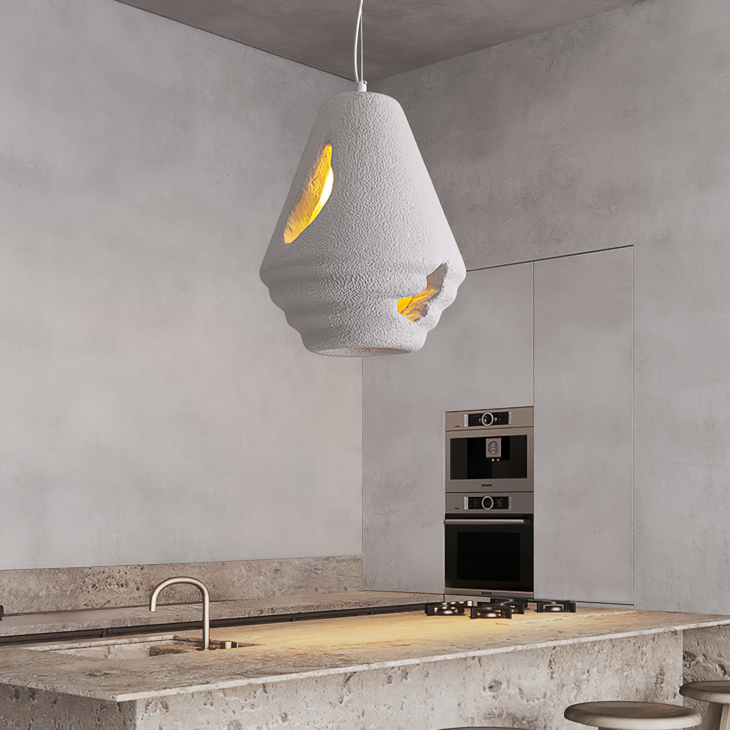Wabi Sabi Resin Pendant Lamp - Lumpaz