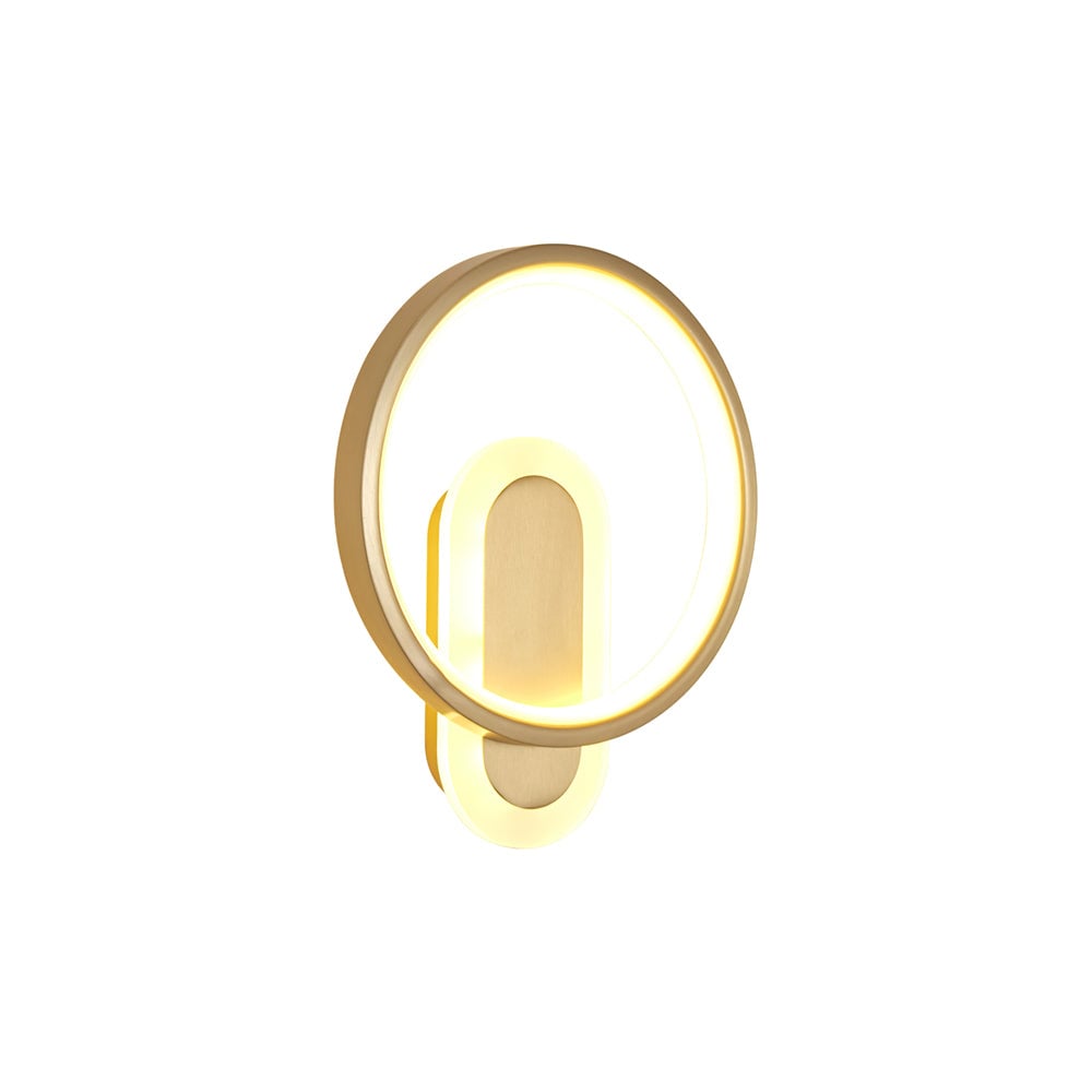 Round Brass Wall Lamp - Lumpaz