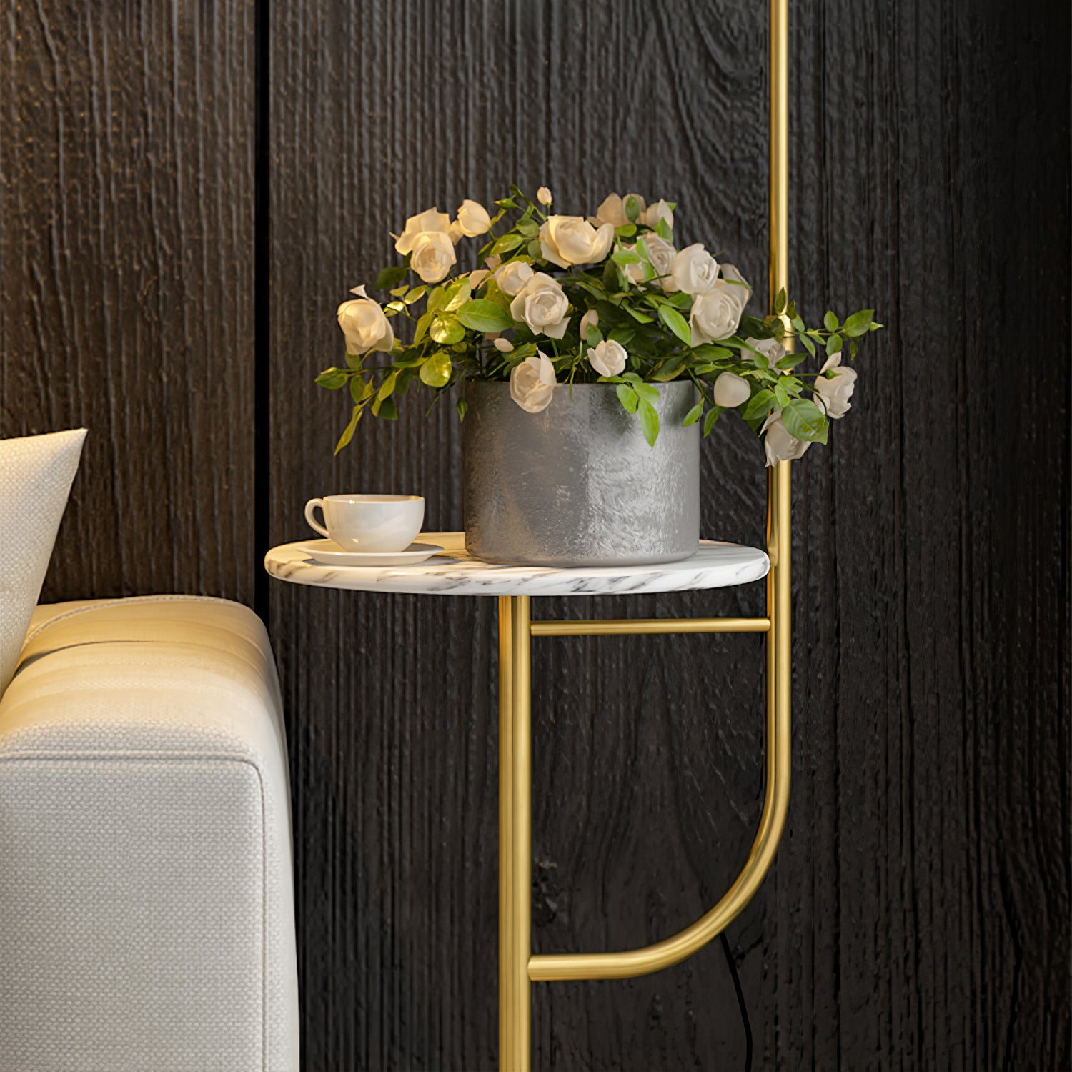 Arc Drawer Floor Lamp - Lumpaz