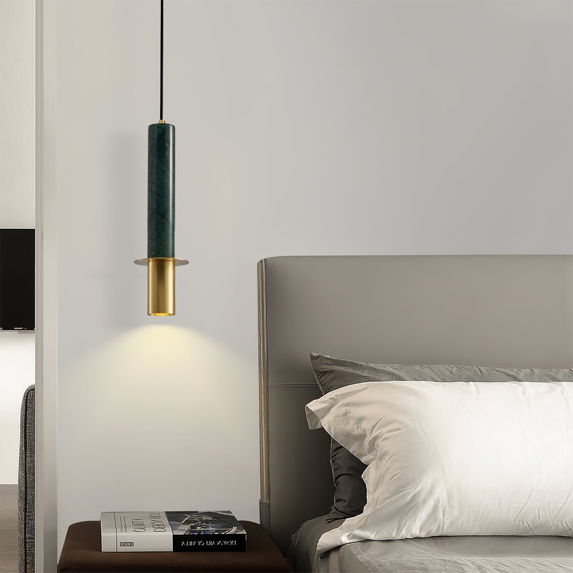 Marble Cylinder Pendant Light - Lumpaz