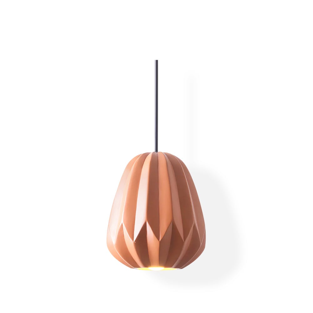 Papaya Resin Pendant Lamp - Lumpaz
