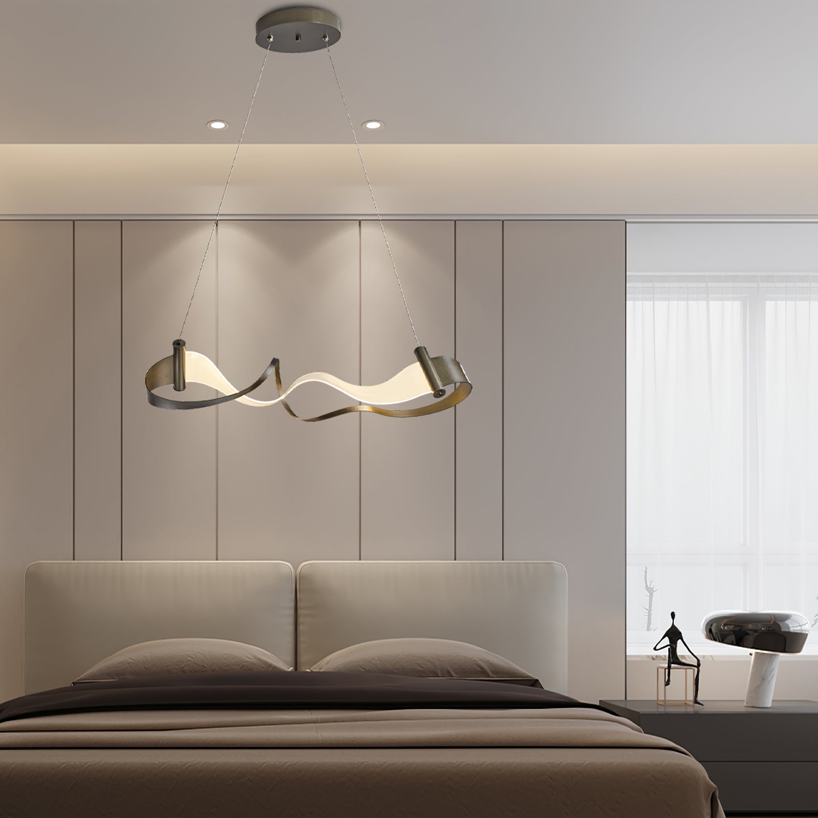 Zephyr LED Linear Chandelier - Lumpaz